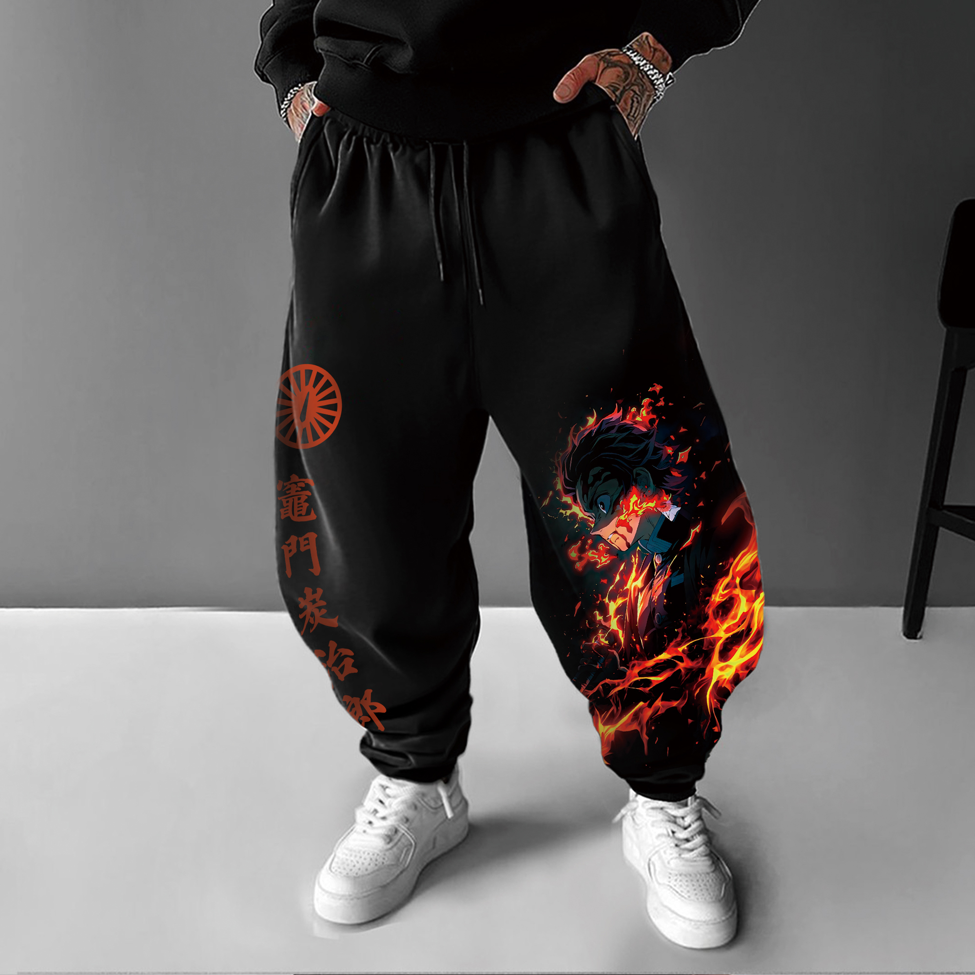 Unisex Anime Inspired Vintage Pants