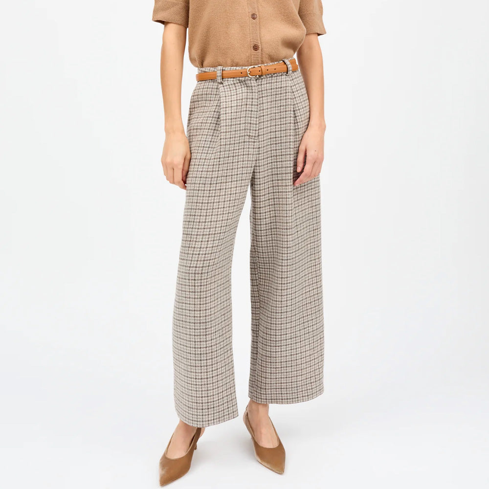 Skall Studio - Pantalon Bob - Marron & Gris