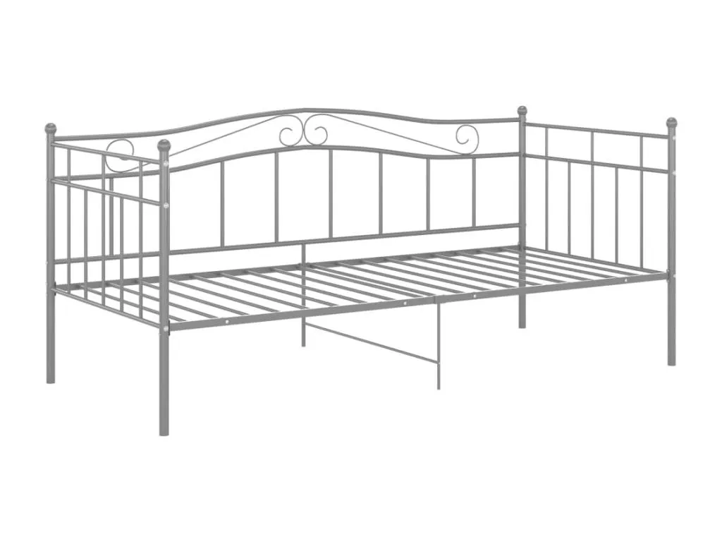 Estructura de sofá cama de Hogarve gris 90x200 cm 26250knlg
