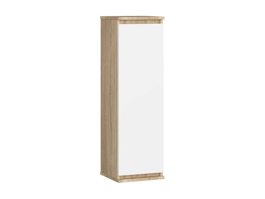 Armario Sancaldeco W30 Sancaldeco 30 cm 1 puerta color Blanco mate 3 estantes 30x30x99 cm 26326NZOD