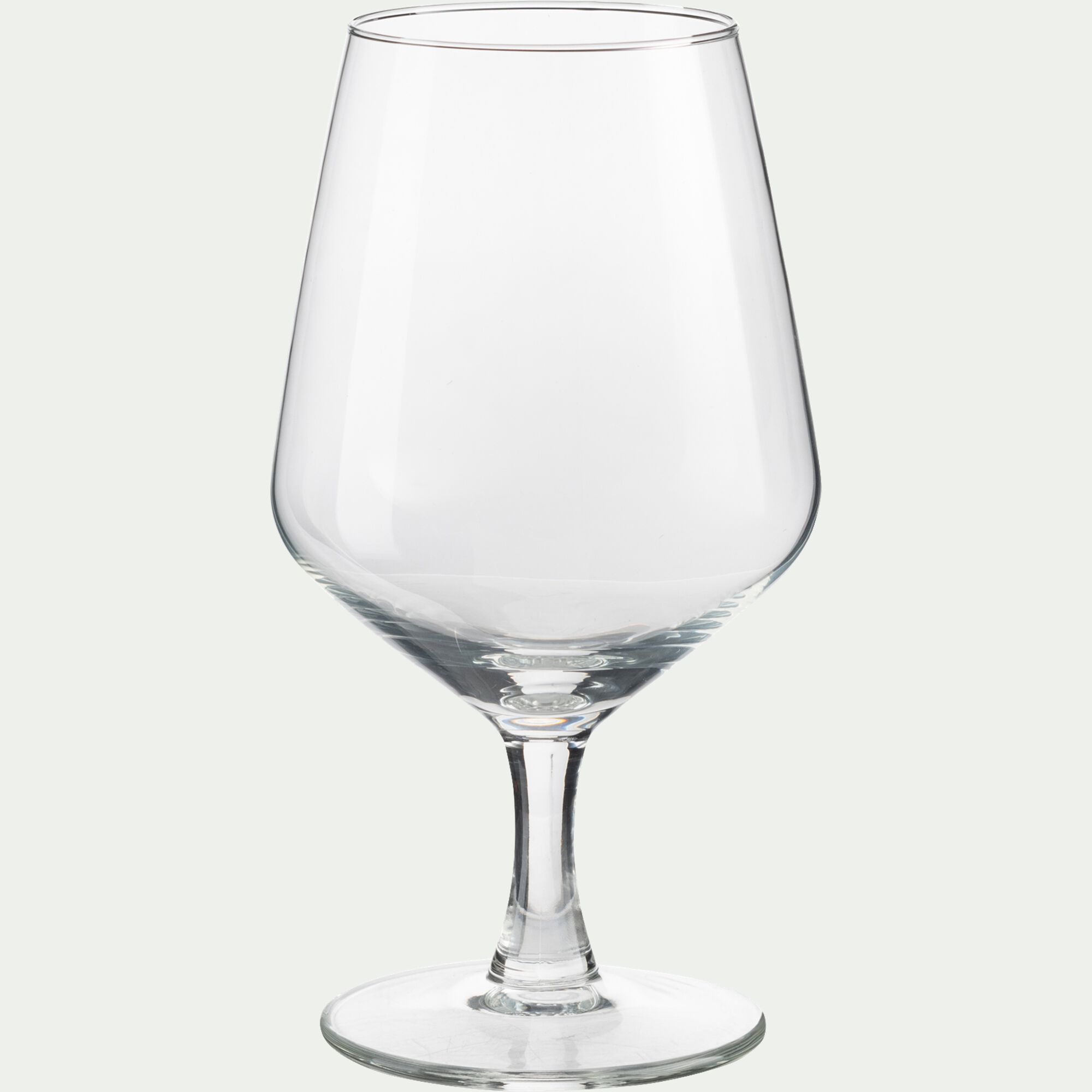 MADE - Coffret de 6 verres à bière en verre 38cl - transparent