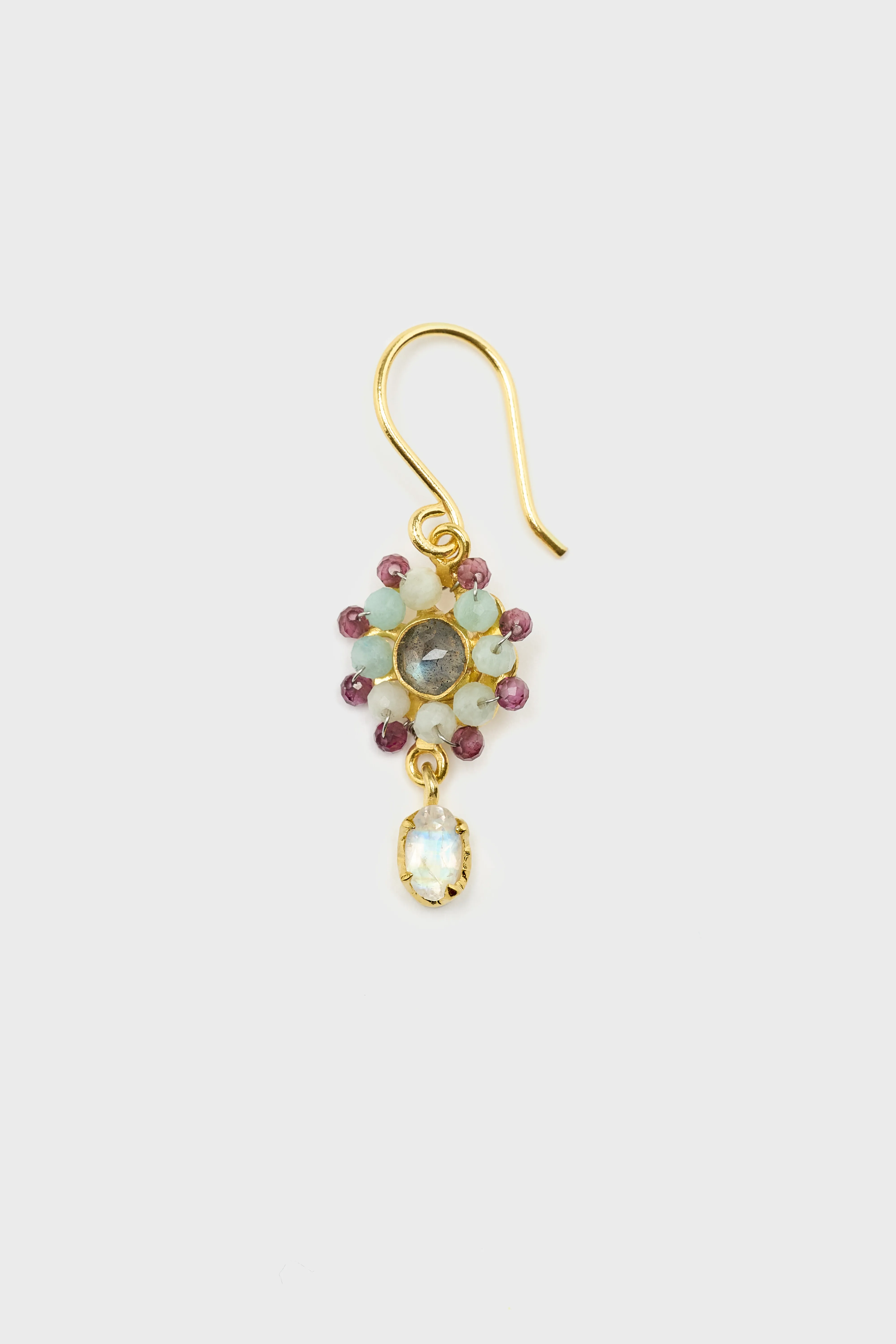 Bellerose N° 3 Asymmetric Earrings  (261 / W / MULTICOLOR)