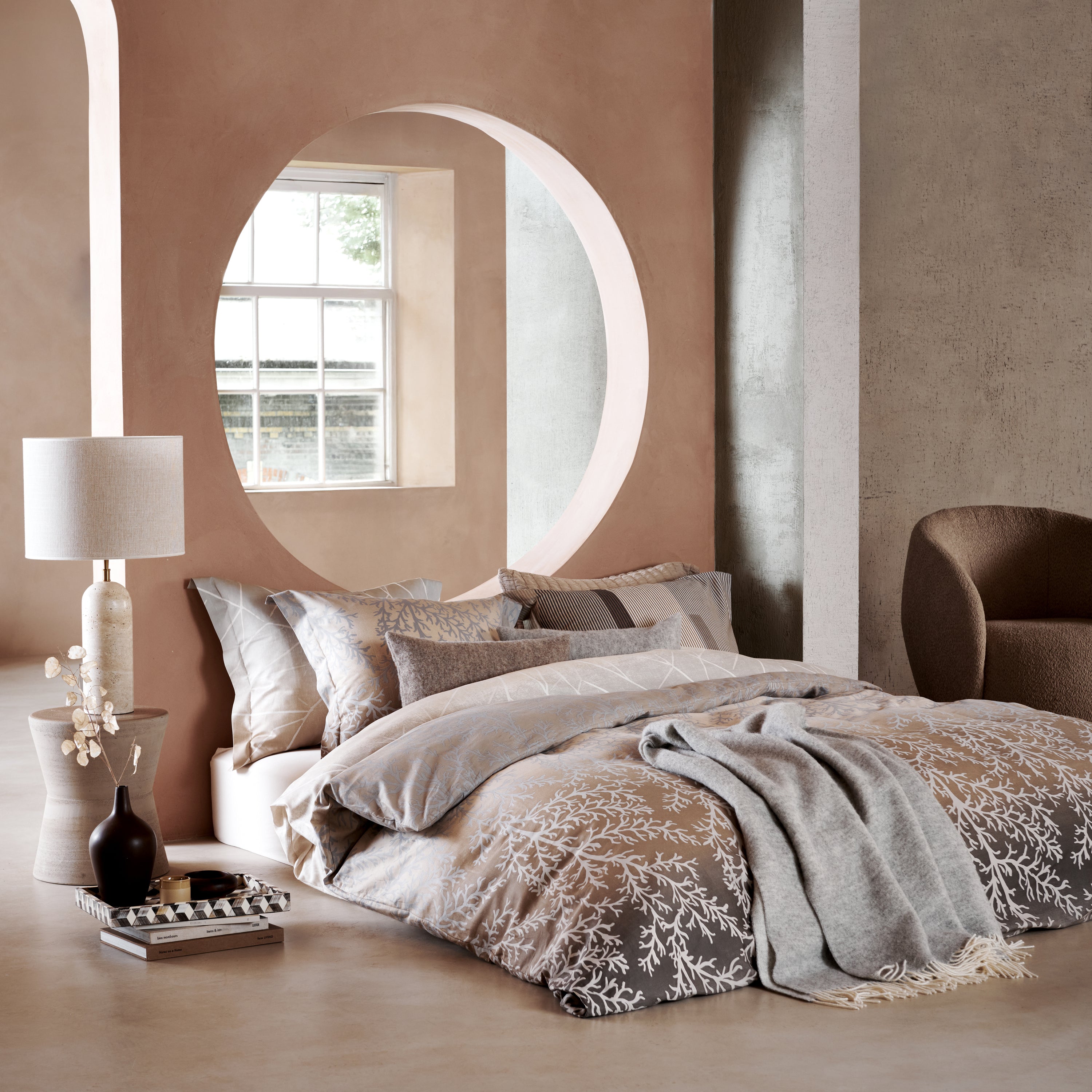 Vandyck Bellavita Plaid 130 x 220 cm - Cool Grey