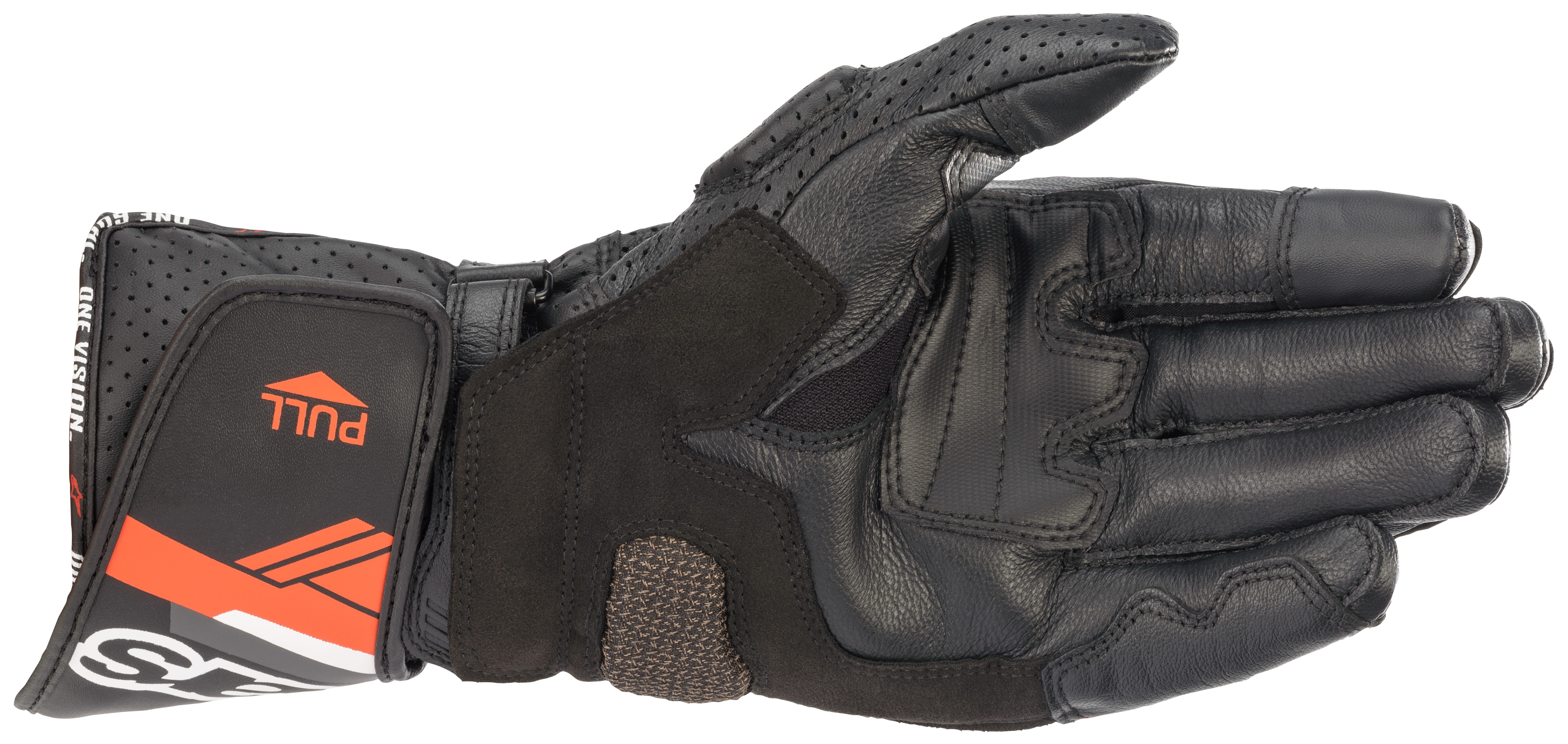SportsBikeShop Alpinestars SP-8 V3 Gloves Black/Fluo Red / 3XL [Blemished - Very Good]