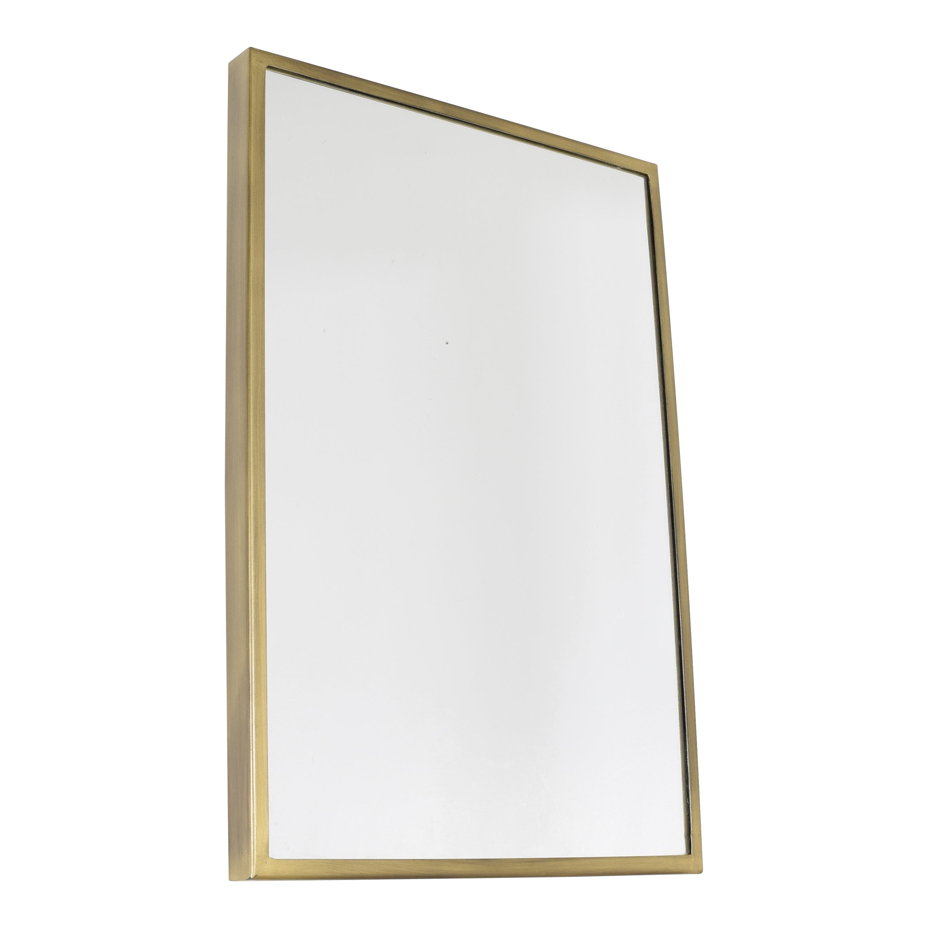 LOFT42 Industry Rectangle Spiegel - Metaal - antiek Messing - 60x40x4