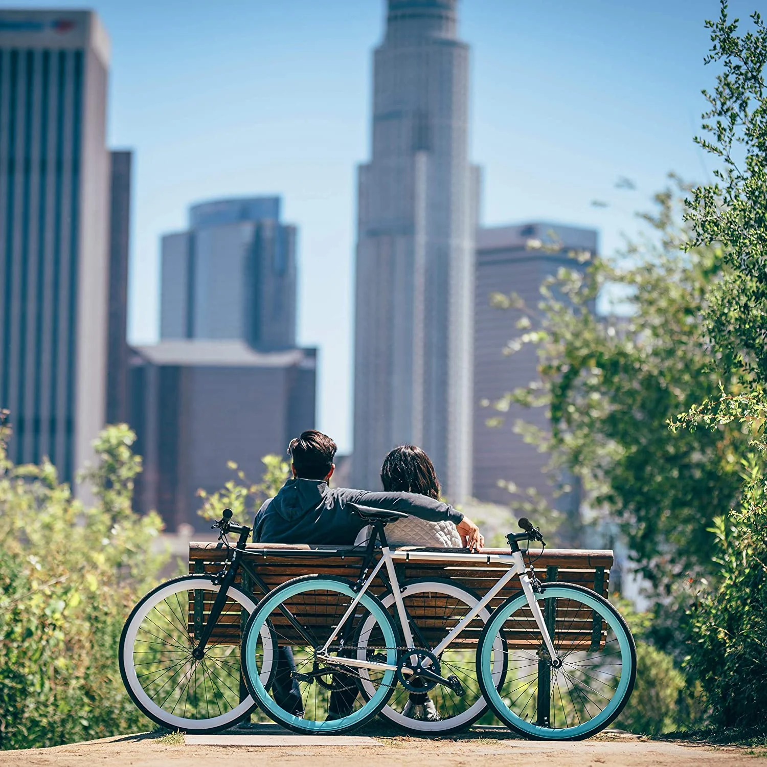 Golden Cycles Single Speed Fixie Bike -C Lightweight Steel Frame, Flip-Flop Hub, 700c Wheels, Multiple Sizes & Deep V Rims (Heaven , 48) - Image 11