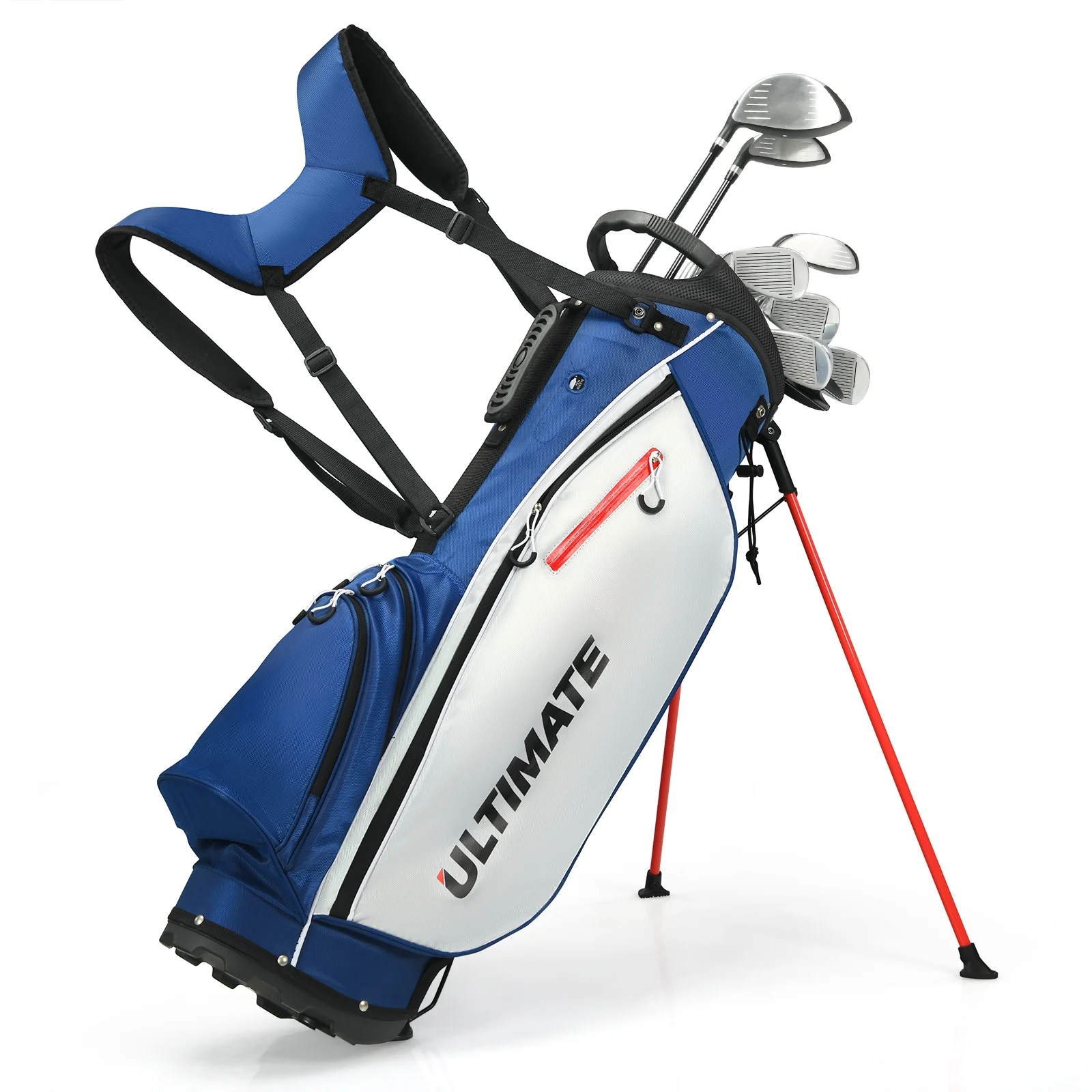 Costway Men's Complete Golf Clubs Package Set 10 Pieces Includes Alloy Driver - Image 13