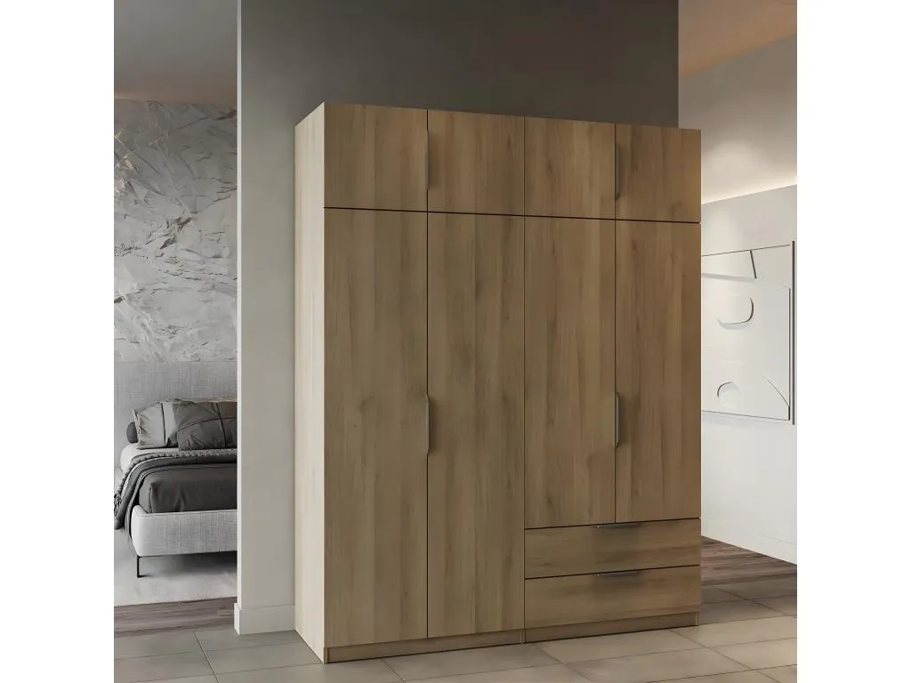 Armario 8 Puertas y 2 Cajones L157 - 3 cm - Quietena