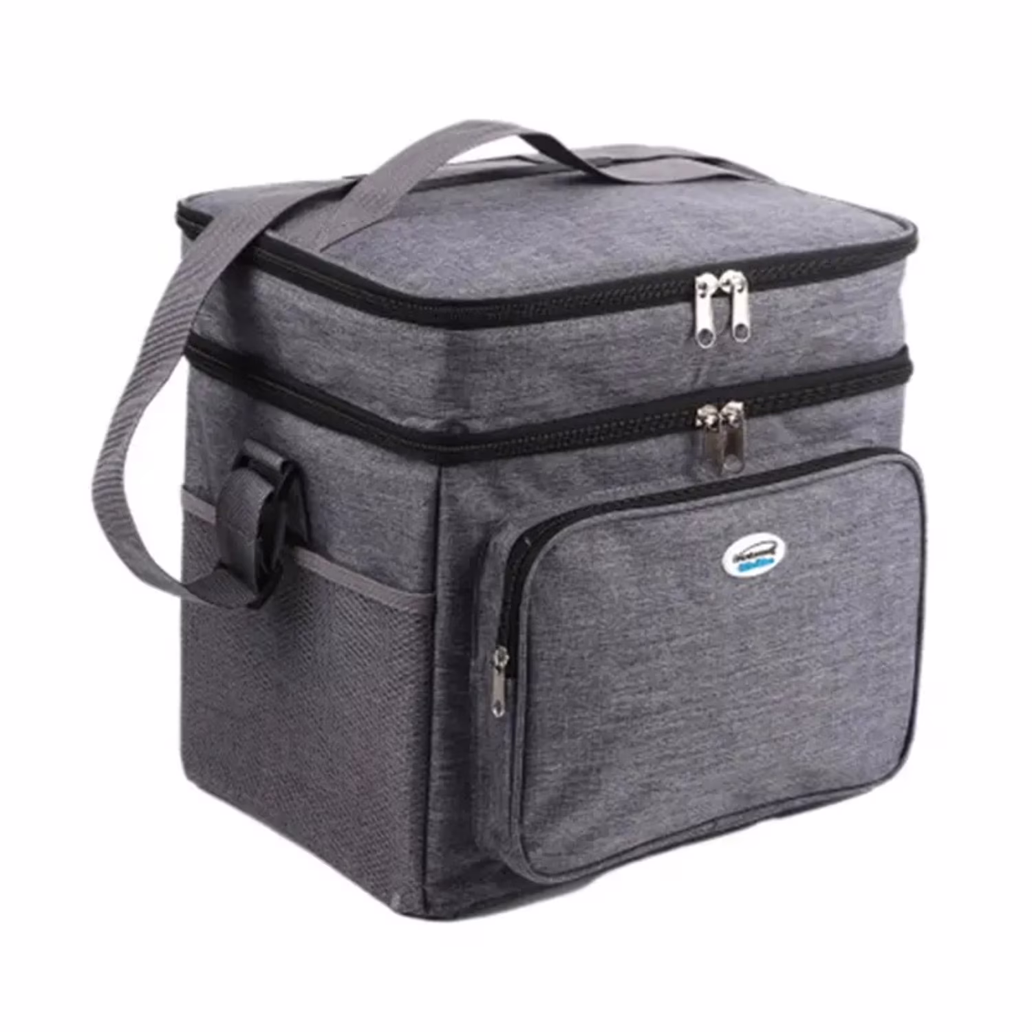 Cooler Bag w/ Hard Plastic Liner, 24 Can 12.5" x 13.8" x 12.5" - image 1