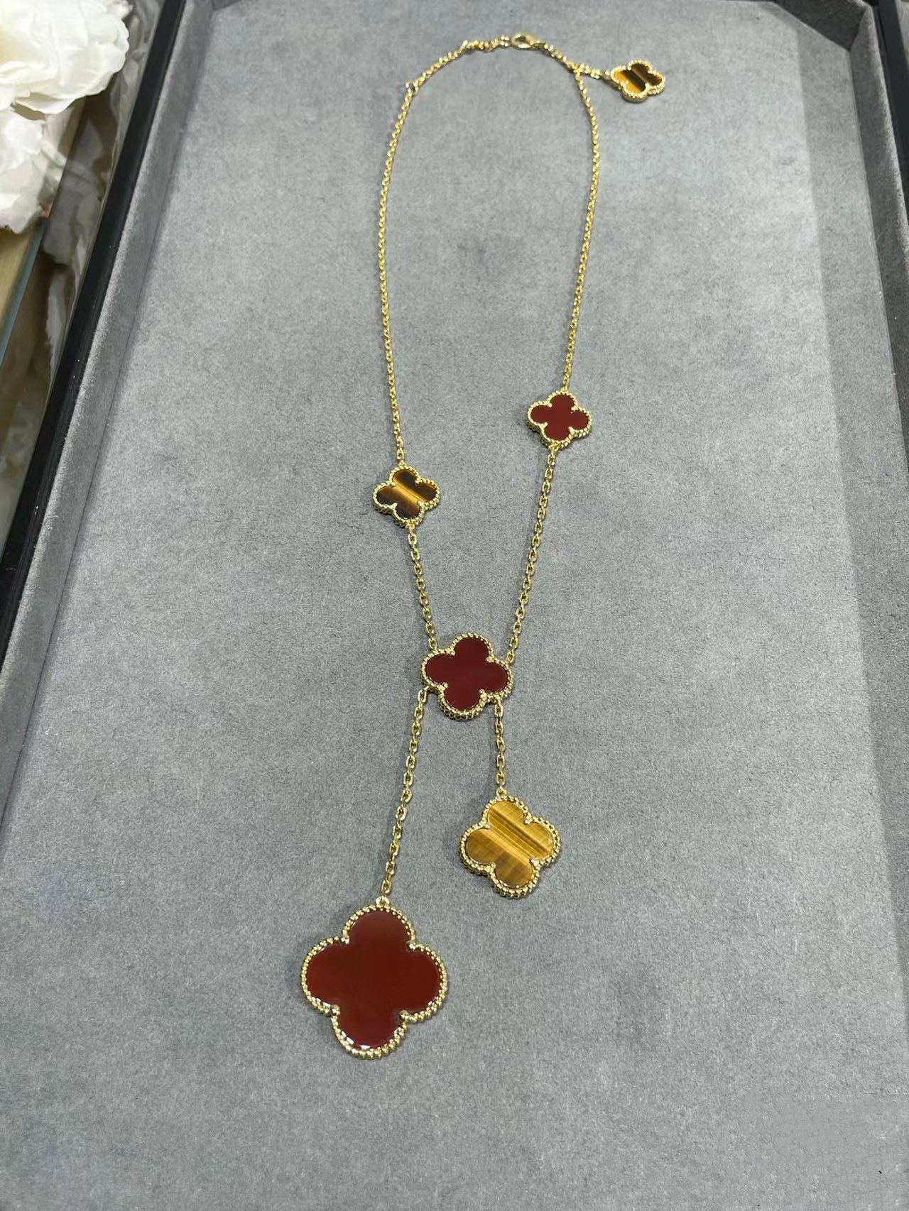 VCA Clover Magic Alhambra Necklace, 6 Motifs - Original Replica Club