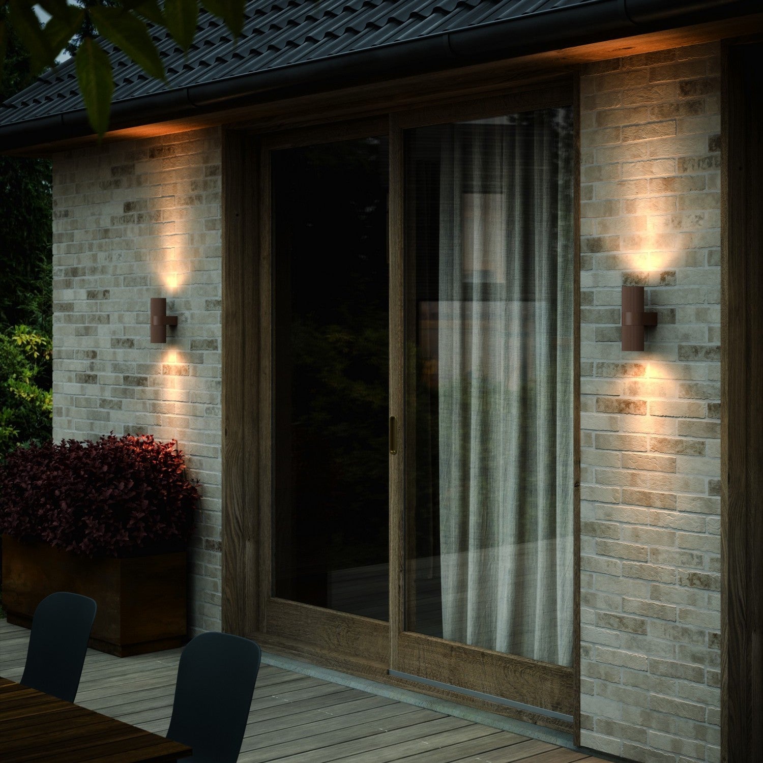 Nordlux Kyklop Wandlamp - Ripple - Rusty