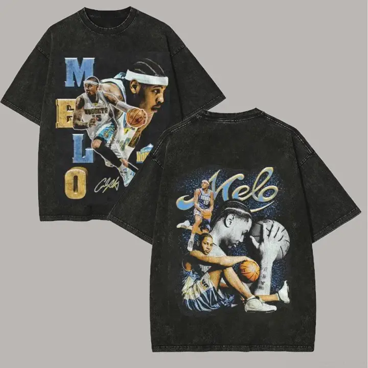 NBA Basketball superstars Printed Unisex Washed T-Shirt