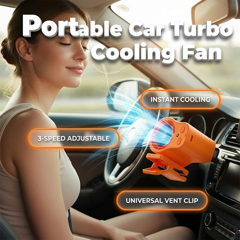 ✨Hands-Free Personal Cooling Fan with LED Display