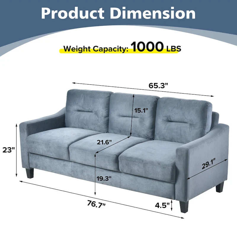 Contemporary Chenille Sofas for Your Living Room