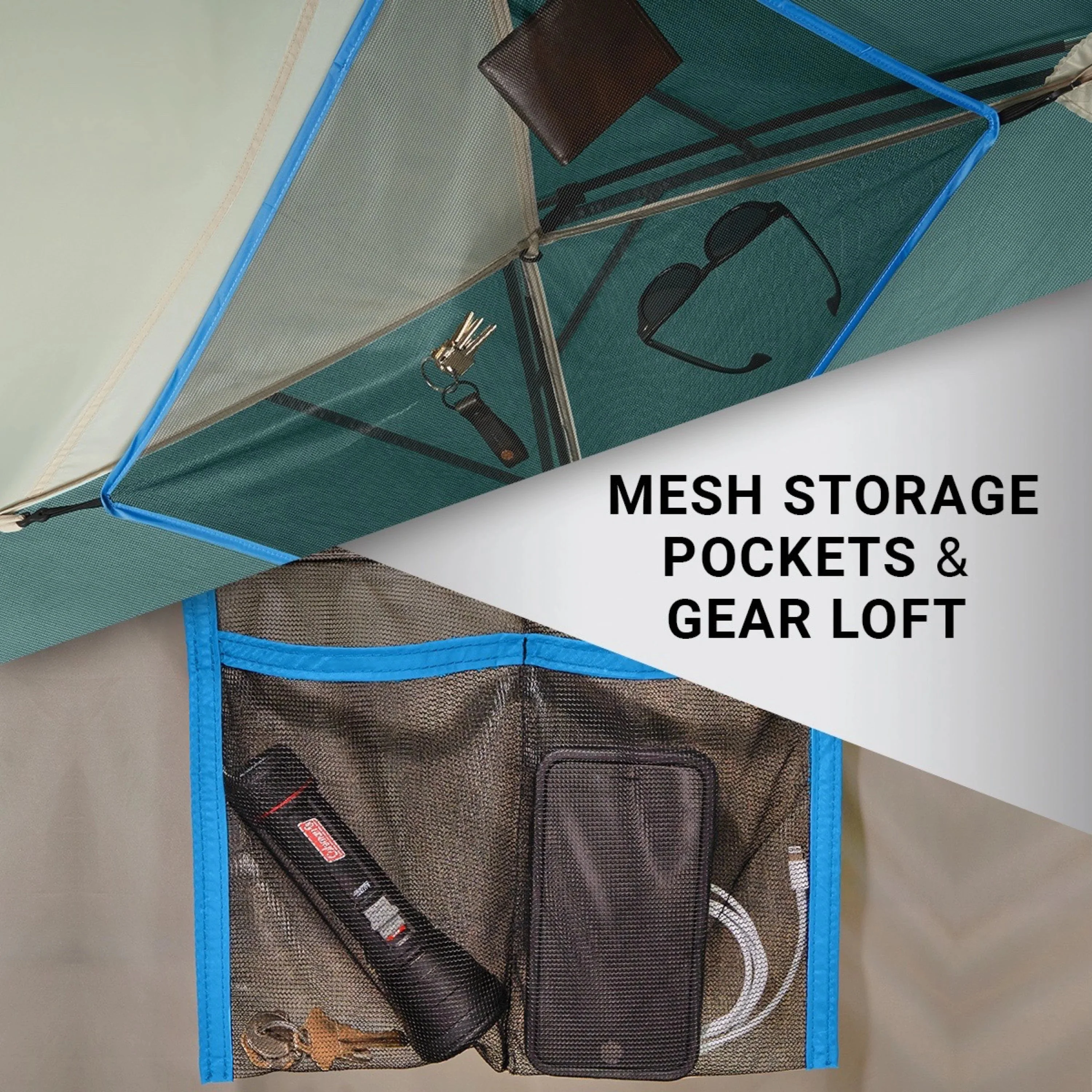 Coleman Skydome Camping Tent, 2 Person, Evergreen - Image 7 Coleman Skydome Camping Tent, 2 Person, Evergreen - Image 7