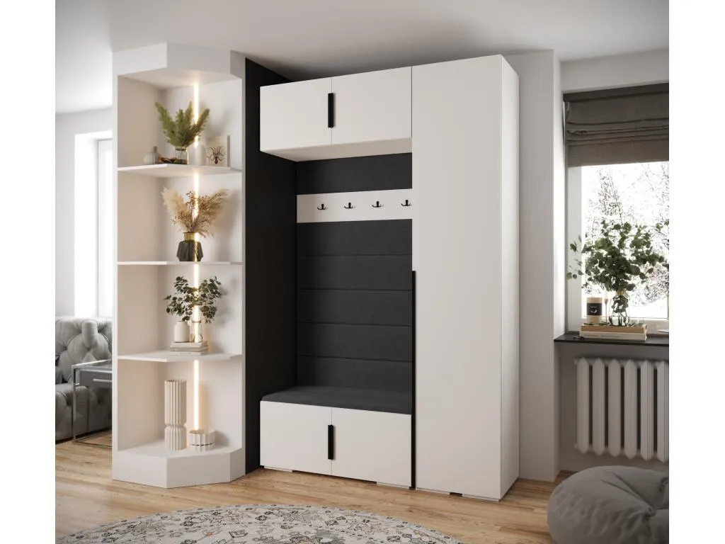 Mobtrendy 4 armario con puertas batientes 236.7/150/47 fnhk54097