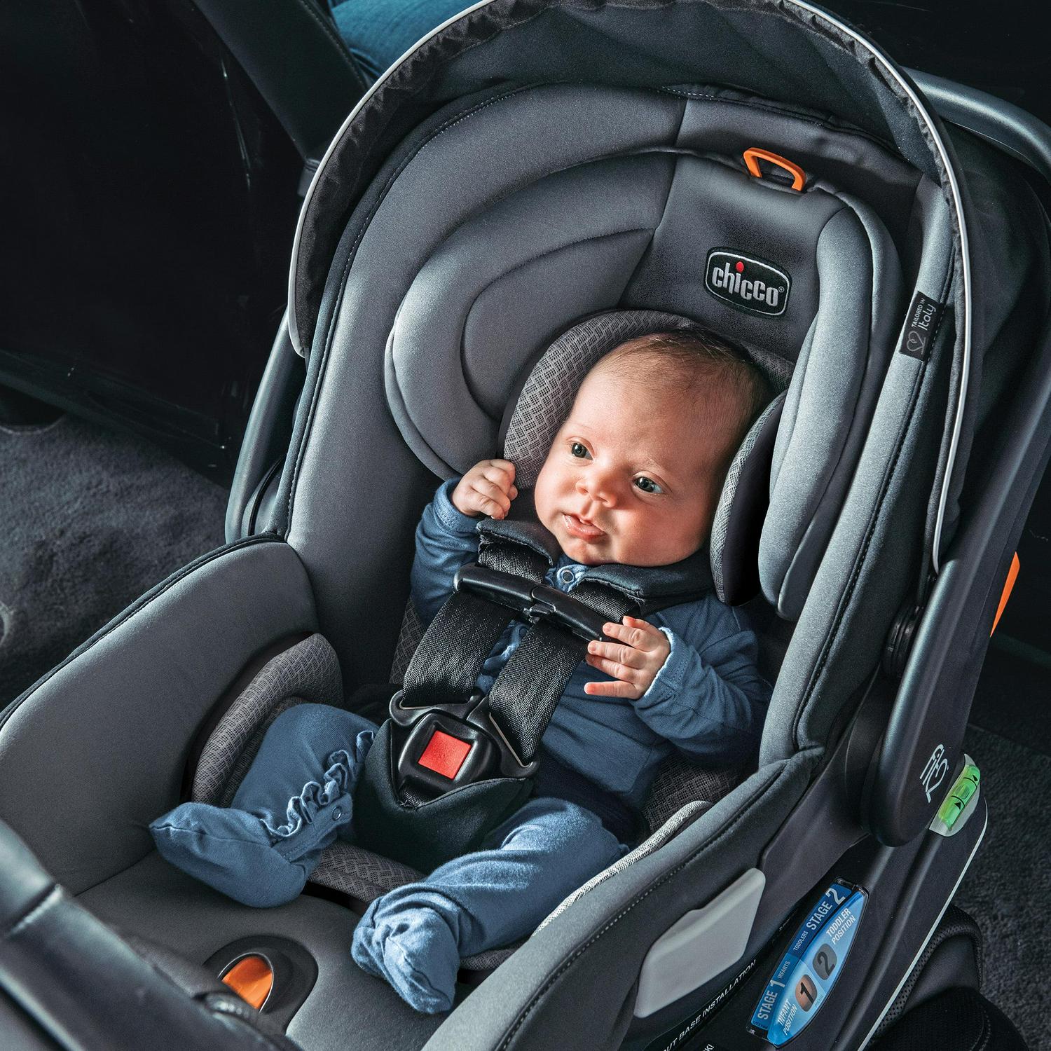 Chicco Fit2 Adapt Infant & Toddler Car Seat - Ember (Black). New - Image 3