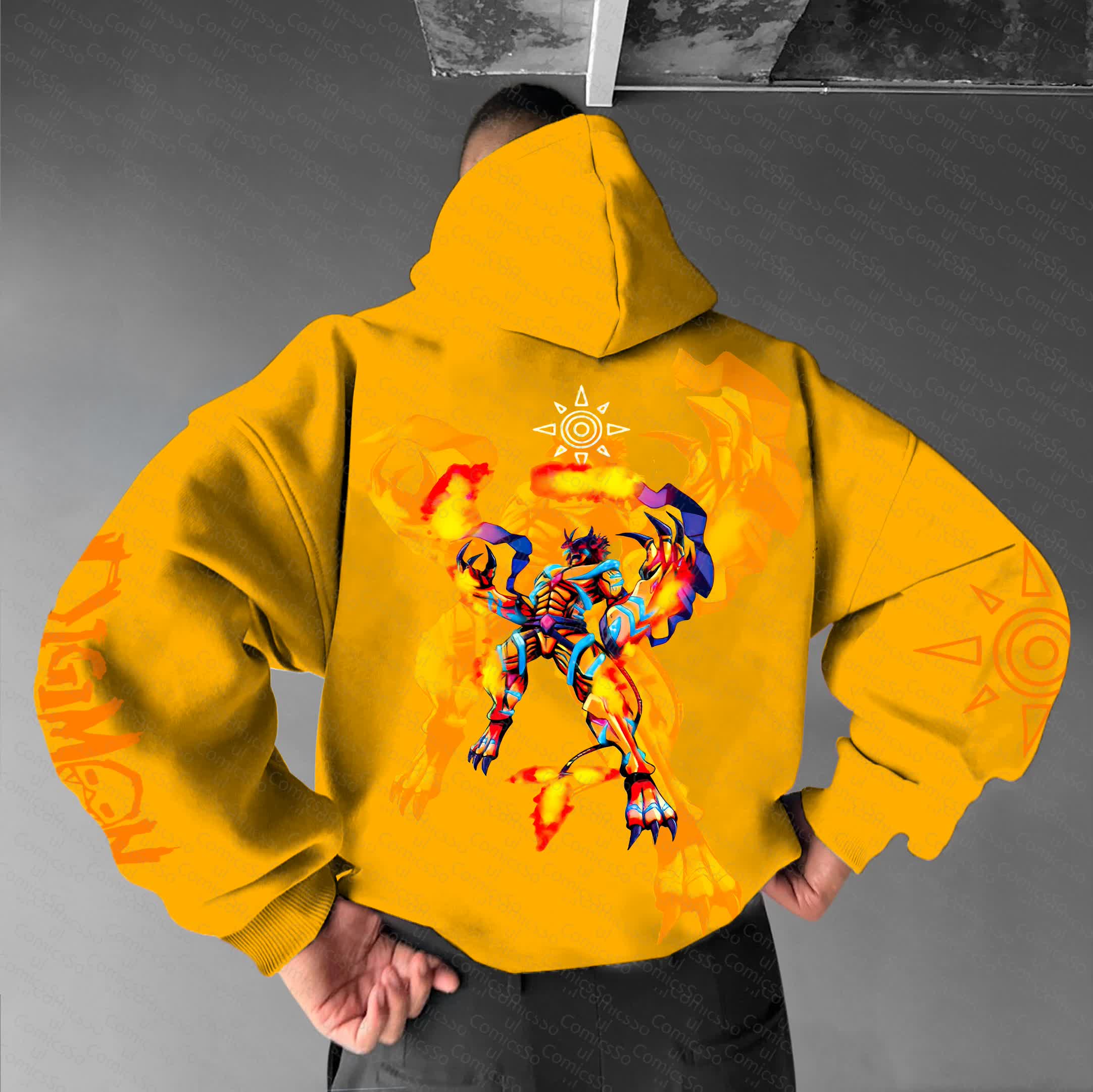 Unisex “Comicssoul” Anime Graphic Streetwear Vintage Hoodie