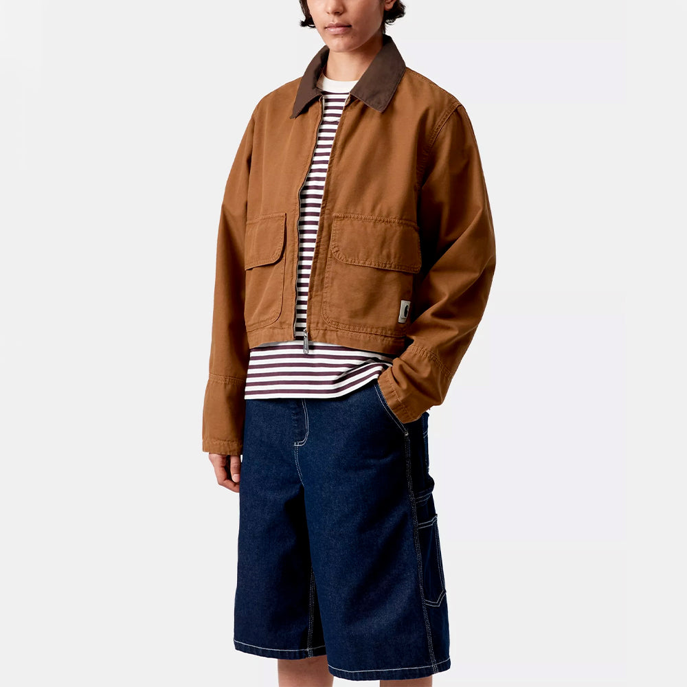 Carhartt WIP - Veste W Prescott - Marron Hamilton