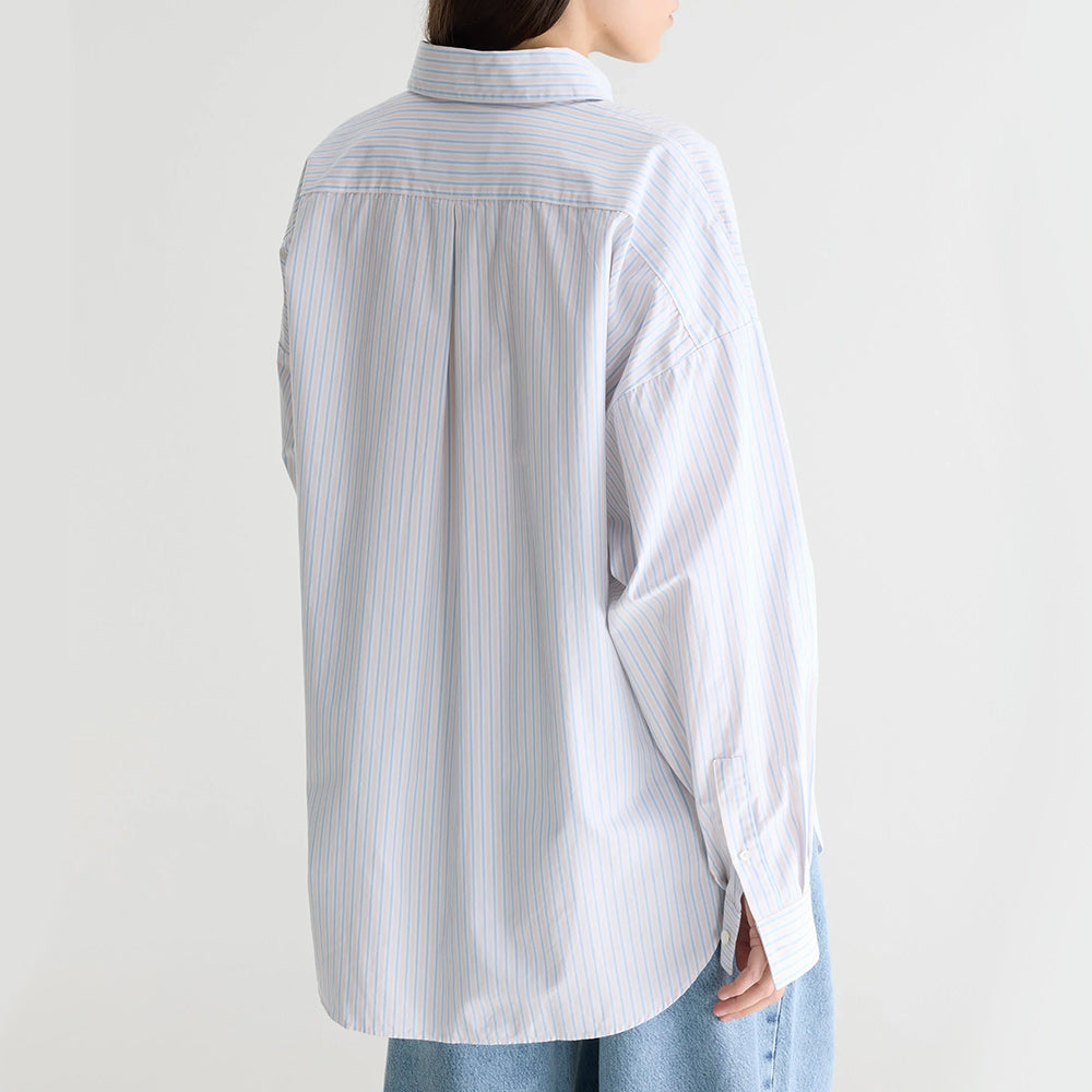 Bellerose - Chemise rayée Giorgia  - Bleu et rose