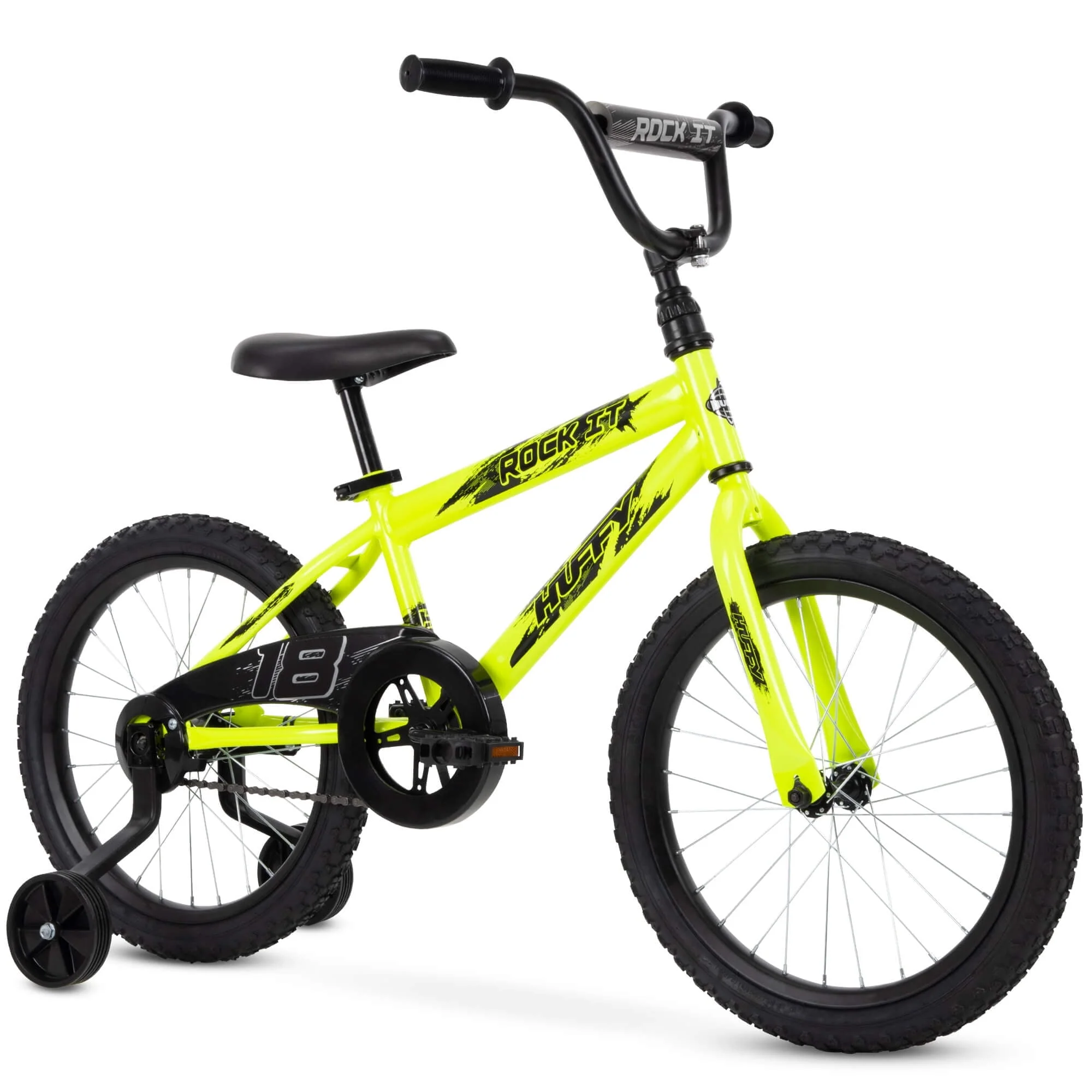 18 in. Rock It Boy Kids Bike, Neon Powder Yellow - Image 2