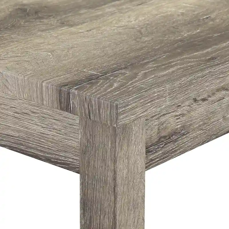 5-Piece Wood Dining Set: Square Table with 4 Upholstered Chairs