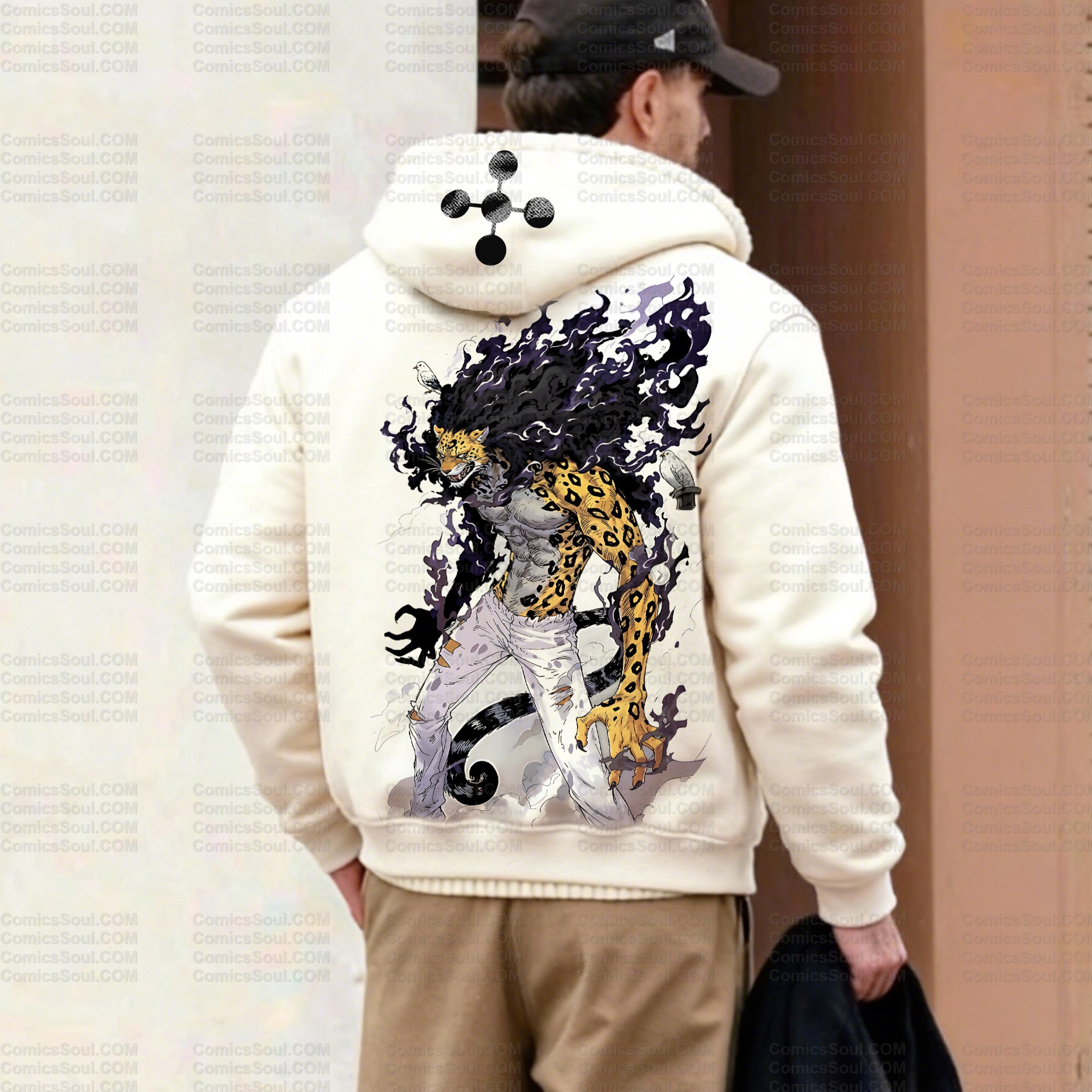 Unisex Graphic Streetwear Vintage Zipper Cardigan Plush Hoodid TeeThreads Sustain the Scene with Custom Apparel
