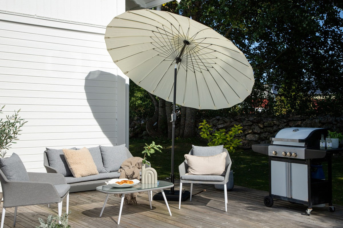 Rebellenclub Poppy Parasol - ø270 cm - Beige