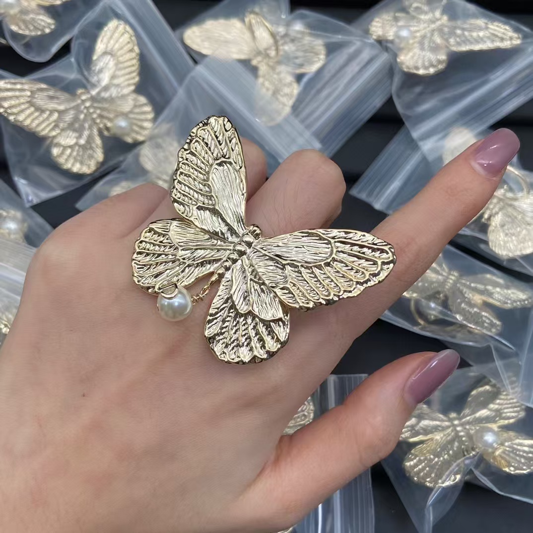Dior Super Big Butterfly Ring - Original Replica Club