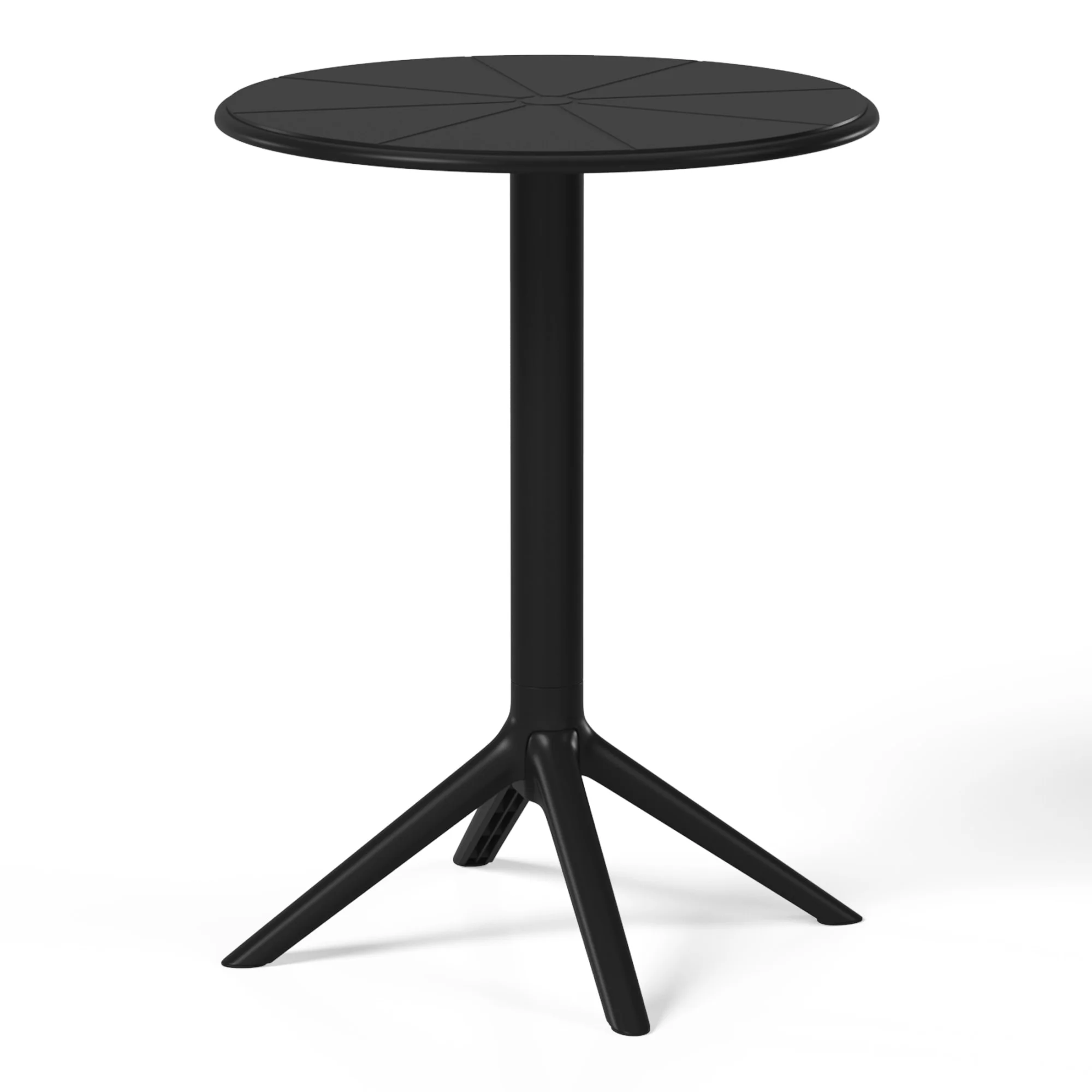 WestinTrends Playa 3-Piece Outdoor Resin Patio Bistro Table Set with Stackable Patio Dining Side Chairs For 2, Black - Image 17