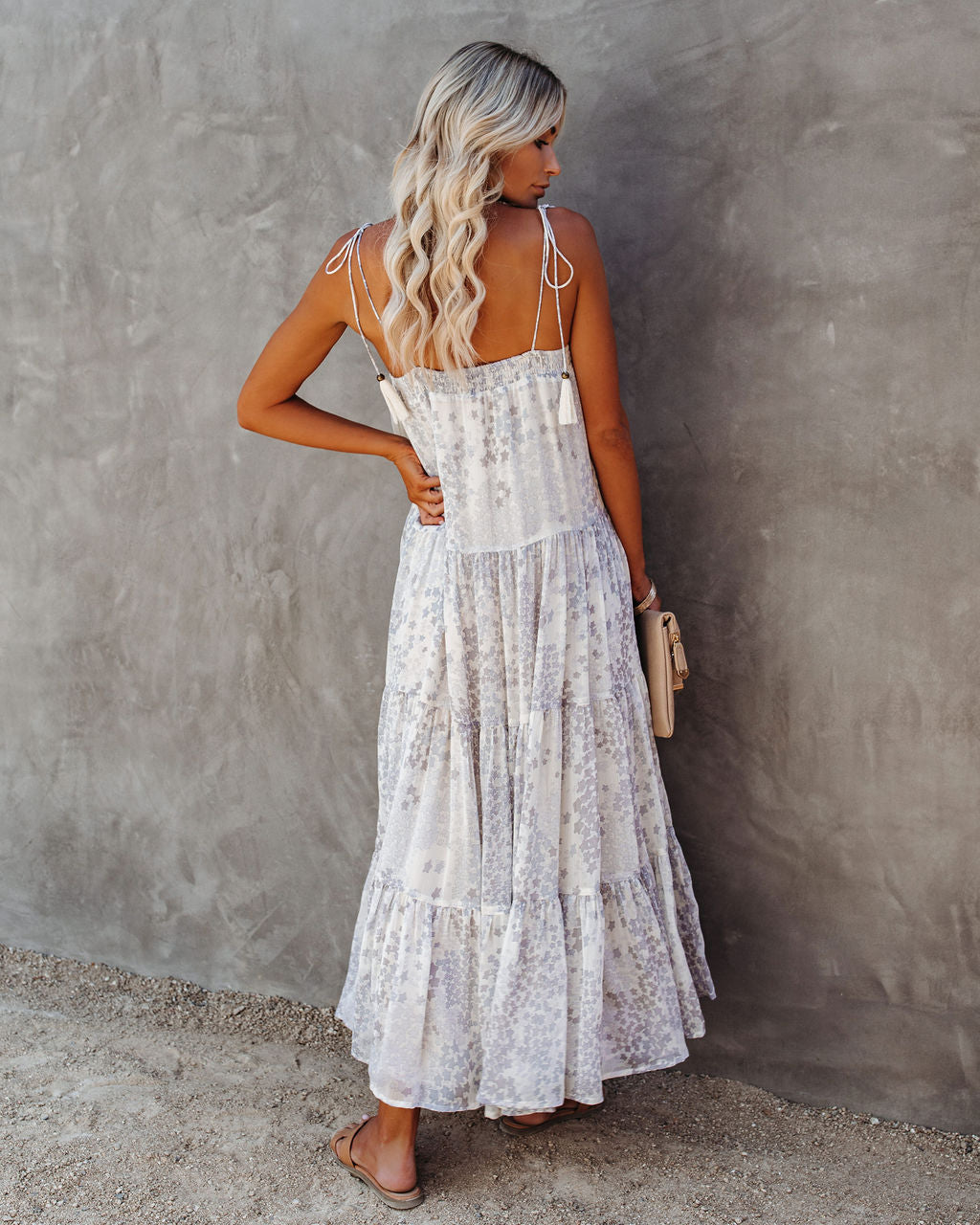 Lights Down Low Tiered Tassel Midi Dress - FINAL SALE - Se7enfashion