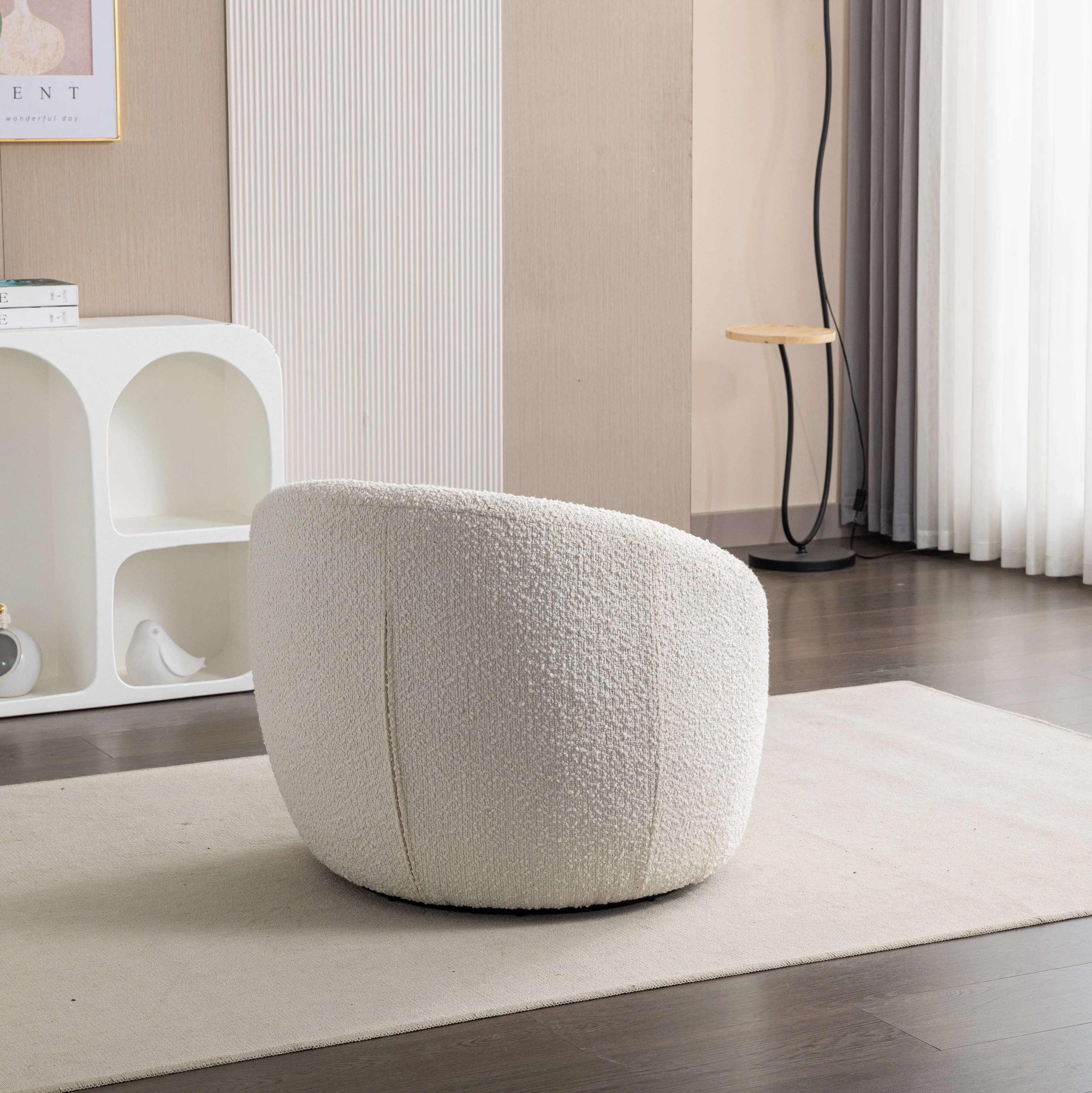 Roundhill Furniture Winnie Modern Barrel Chair, 360- Swivel - Image 33