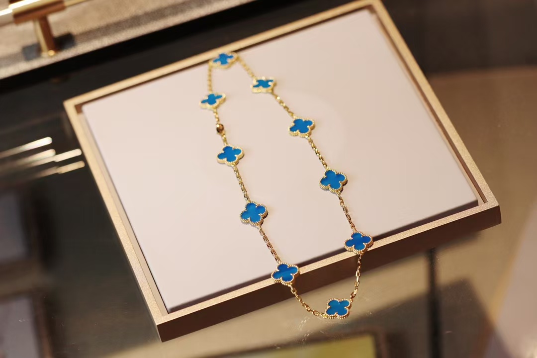 VCA Vintage Alhambra Necklace, 10 Motifs - Original Replica Club