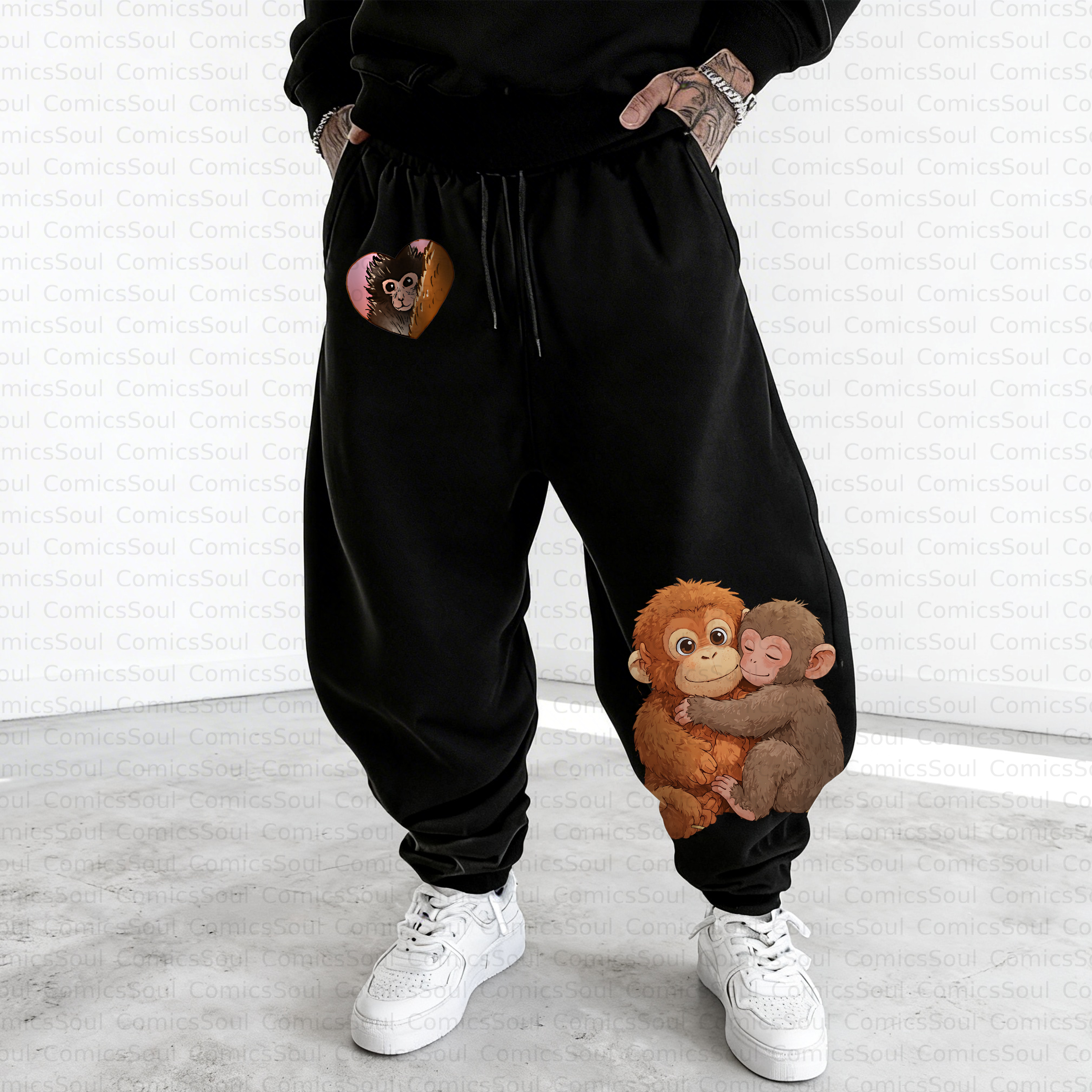 Unisex Casual Anime Streetwear Pant