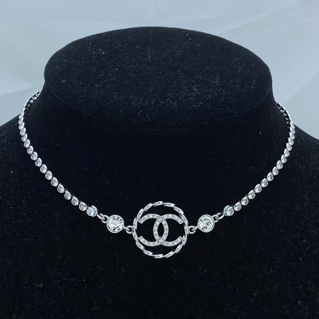 Chanel Coco Rhinestone Strass Necklace - Original Replica Club