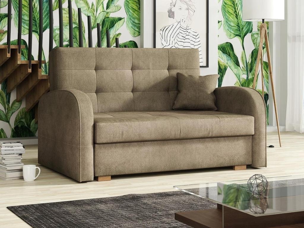 Sofá-cama Columbus 115, Caja de ropa de cama, 85x133x98cm, Muebles ya montados