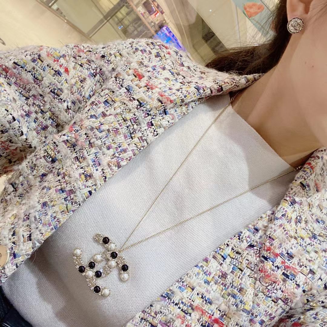 Chanel Big Double C Pendant Sweater Necklace - Original Replica Club