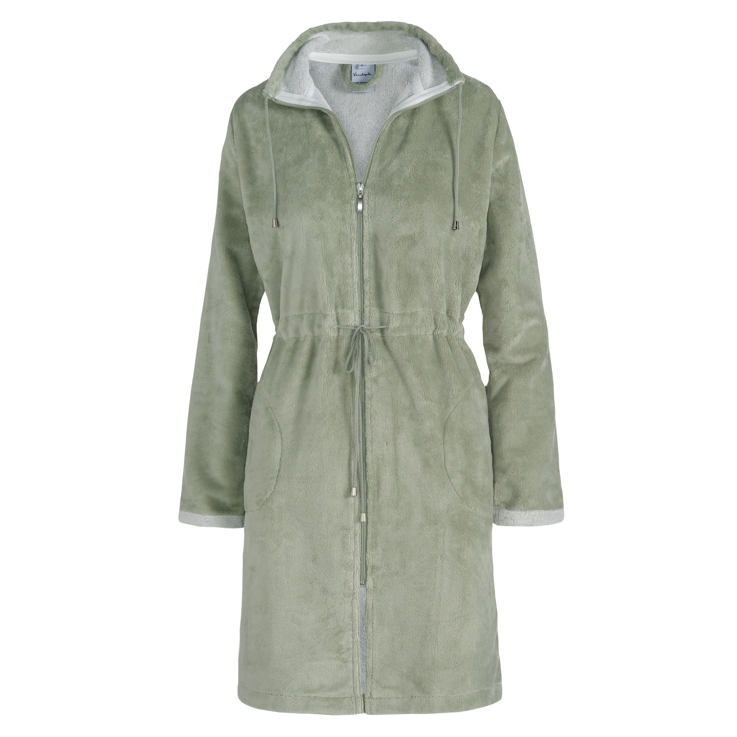 Chicago Badjas Salie   L   Groen   Katoen   Polyester   Bamboe