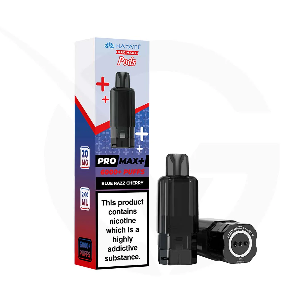 hayati pro max cream tobacco Blue Razz Cherry Hayati Pro Max Plus Refill Pods