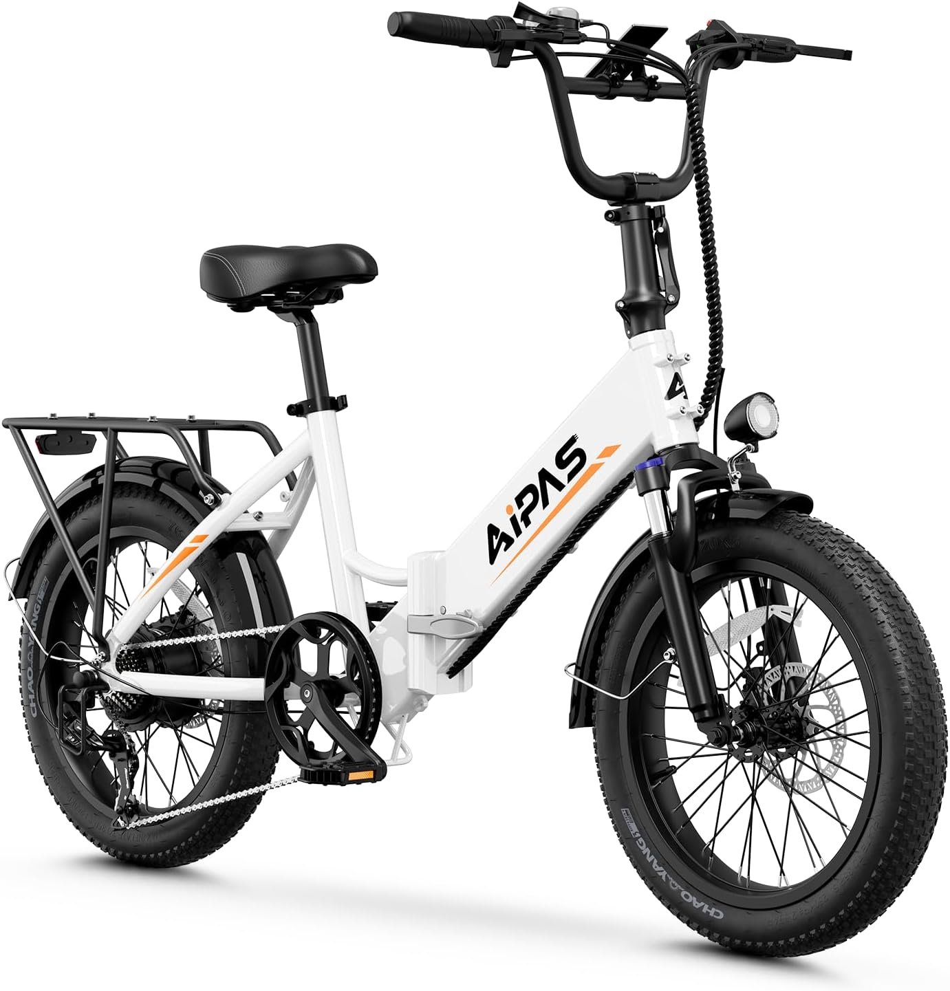 WAYFAIR A2 Folding Electric Bike, 20'' Fat Tire Electric Bike With 750W Motor, 48V Removable Battery, 28MPH Max Speed, 62 Mile Range, Step-Through Frame And 7-Speed
