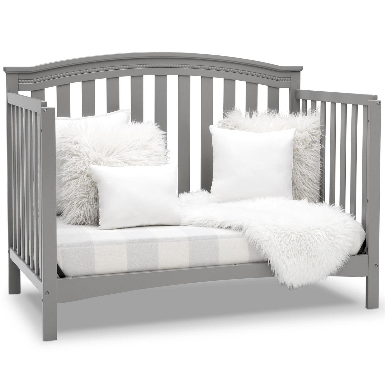 Delta Children Waverly 6-in-1 Convertible Baby Crib. Grey - Image 10