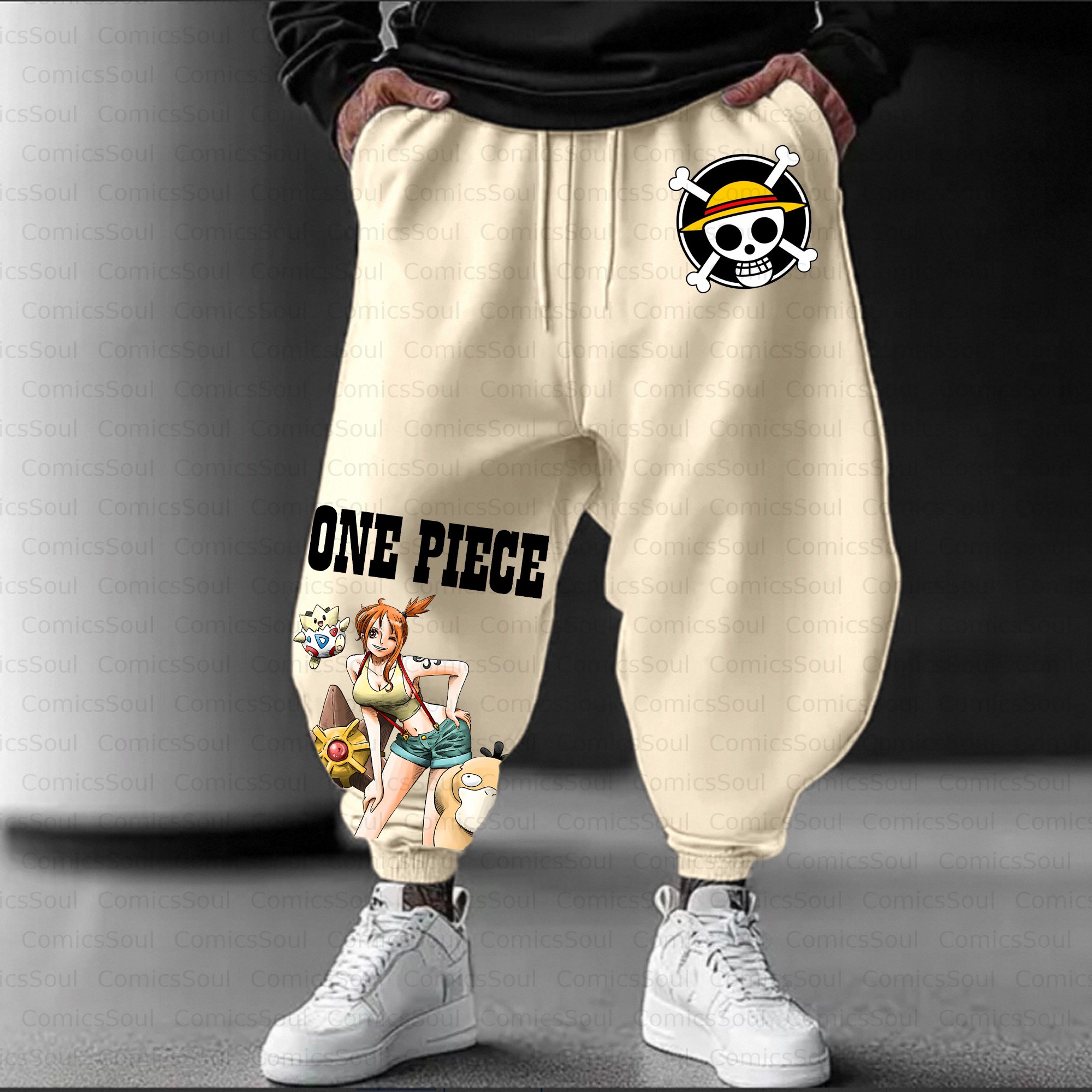 Unisex Casual Anime Streetwear Pant