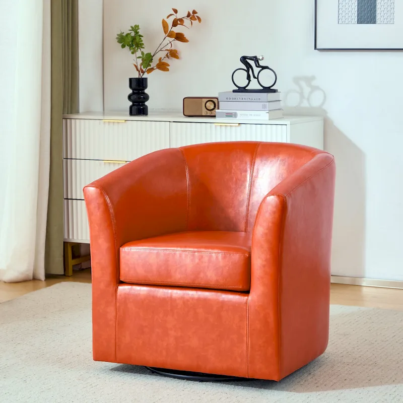 Christopher Knight Home Daymian Swivel Club Chair - Dimensions: 29" D x 30.2" W x 30.5" H