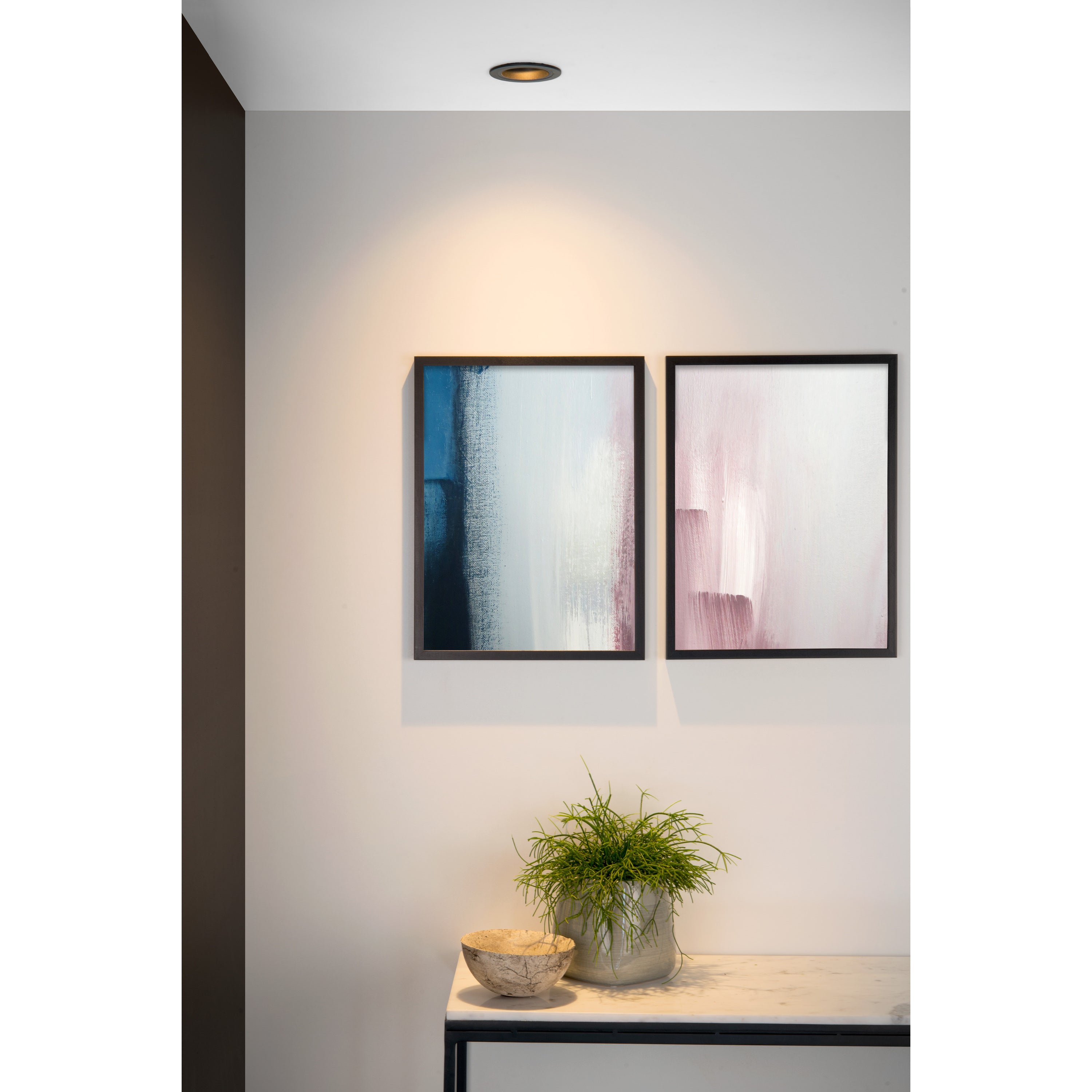 Lucide EMBED - Inbouwspot - Ø 9,1 cm - 1xGU10 - Zw