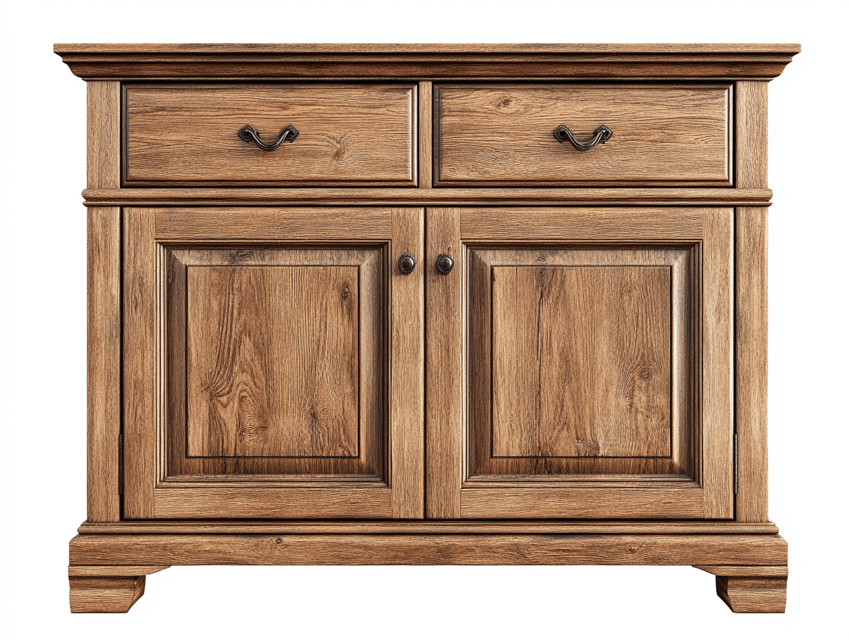 Armario de Madera con Cajones para Almacenamiento Comedor Marrón 90x40x80cm