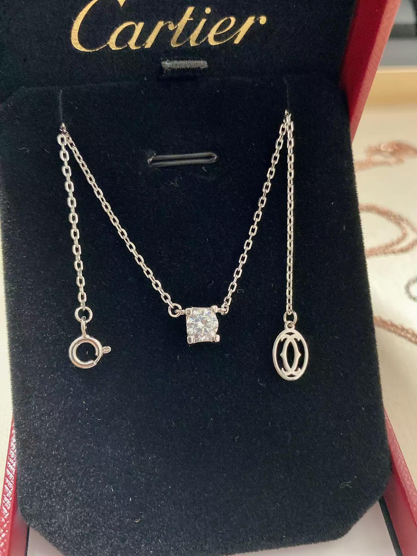 Cartier Diamond Pendant Necklace - Original Replica Club