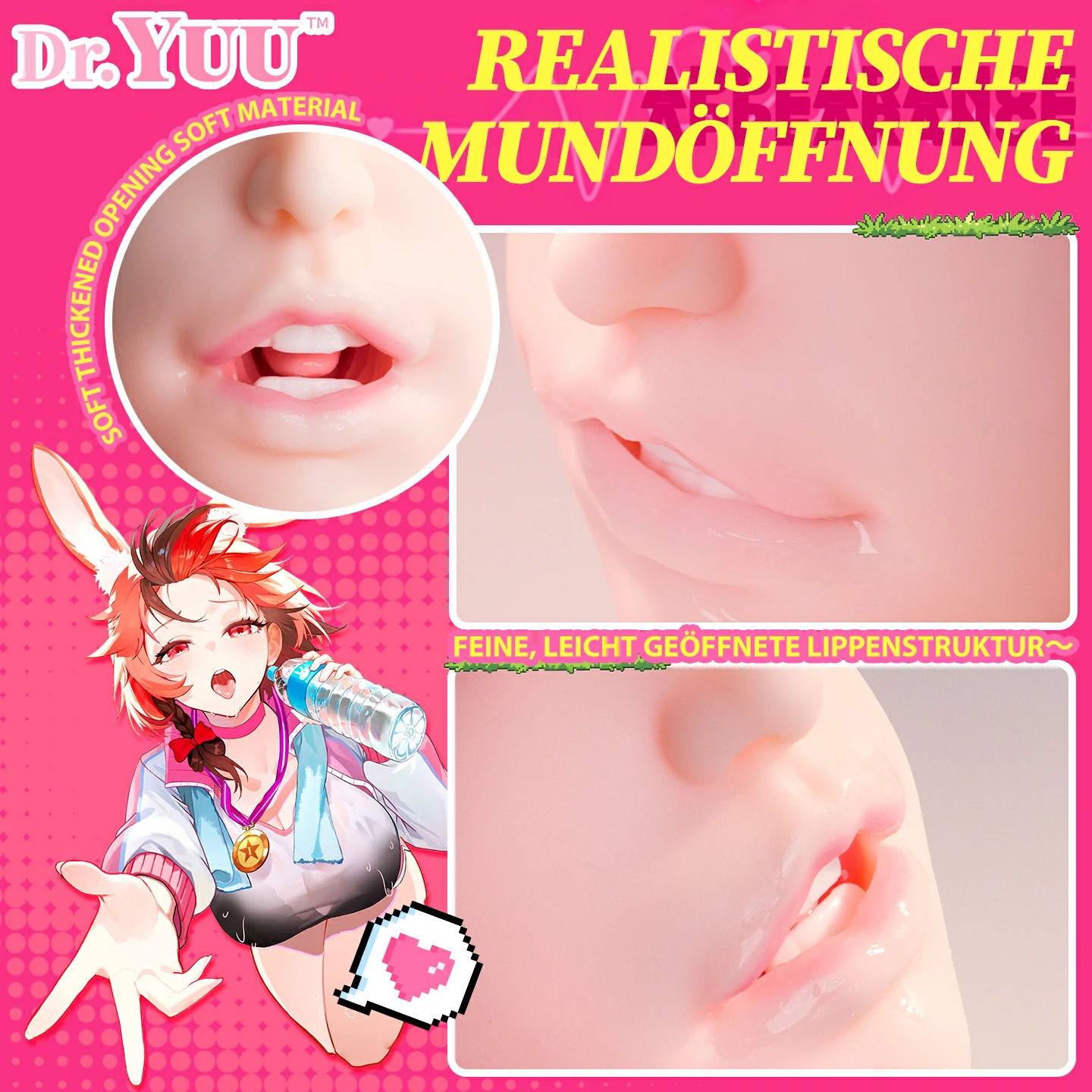 Dr.YUU Männer-Masturbator mit Saugfunktion & 5 Modi | Versand aus Asien – Lieferzeit ca. 10-18 Werktage - DR.YUU™