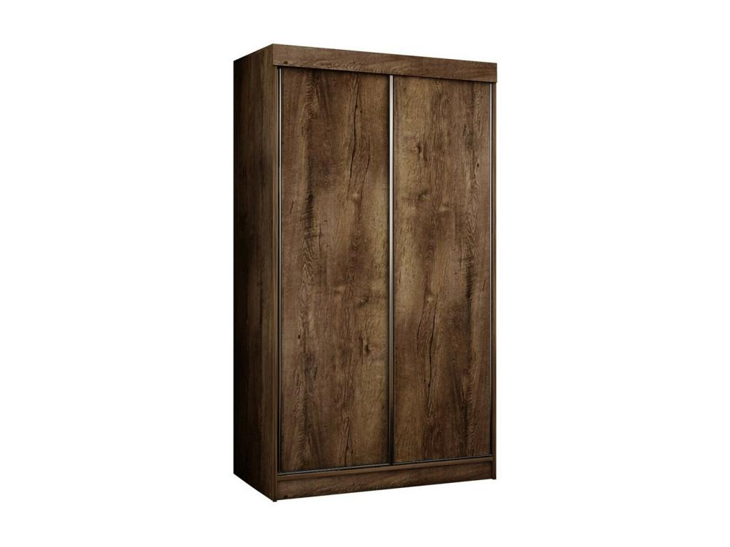 Armario Dover 104 Fresno oscuro 200x100x62cm Puertas de armario Correderas