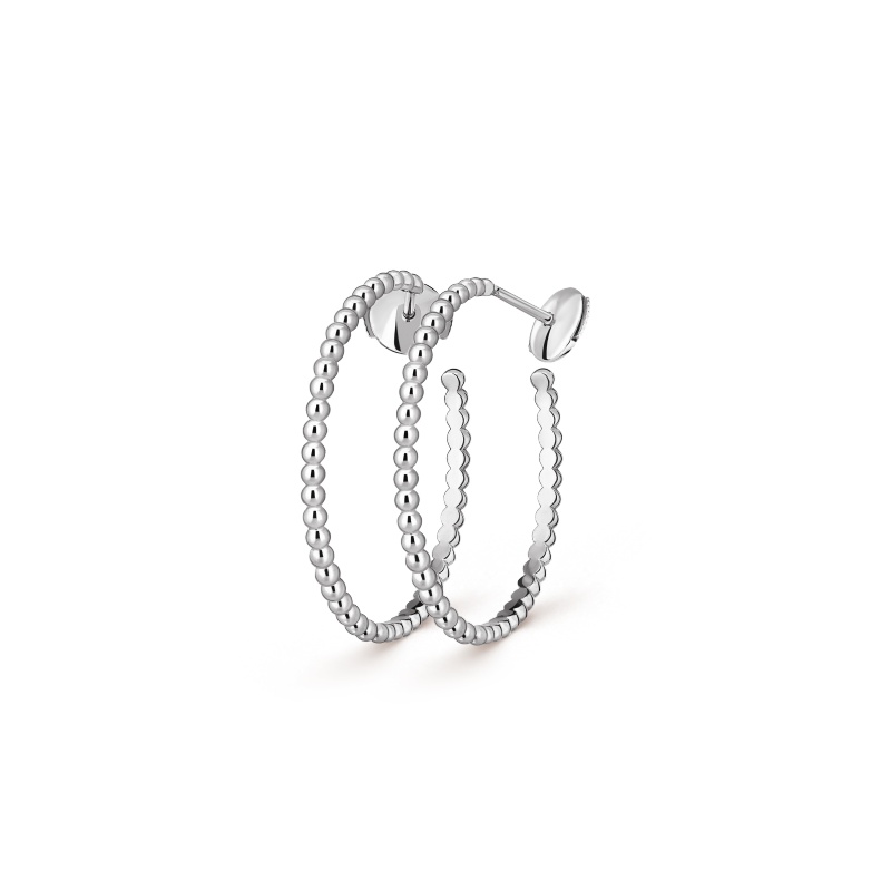 Replicate Perlée pearls of gold hoop earrings, small model(1:1 replica) - Original Replica Club