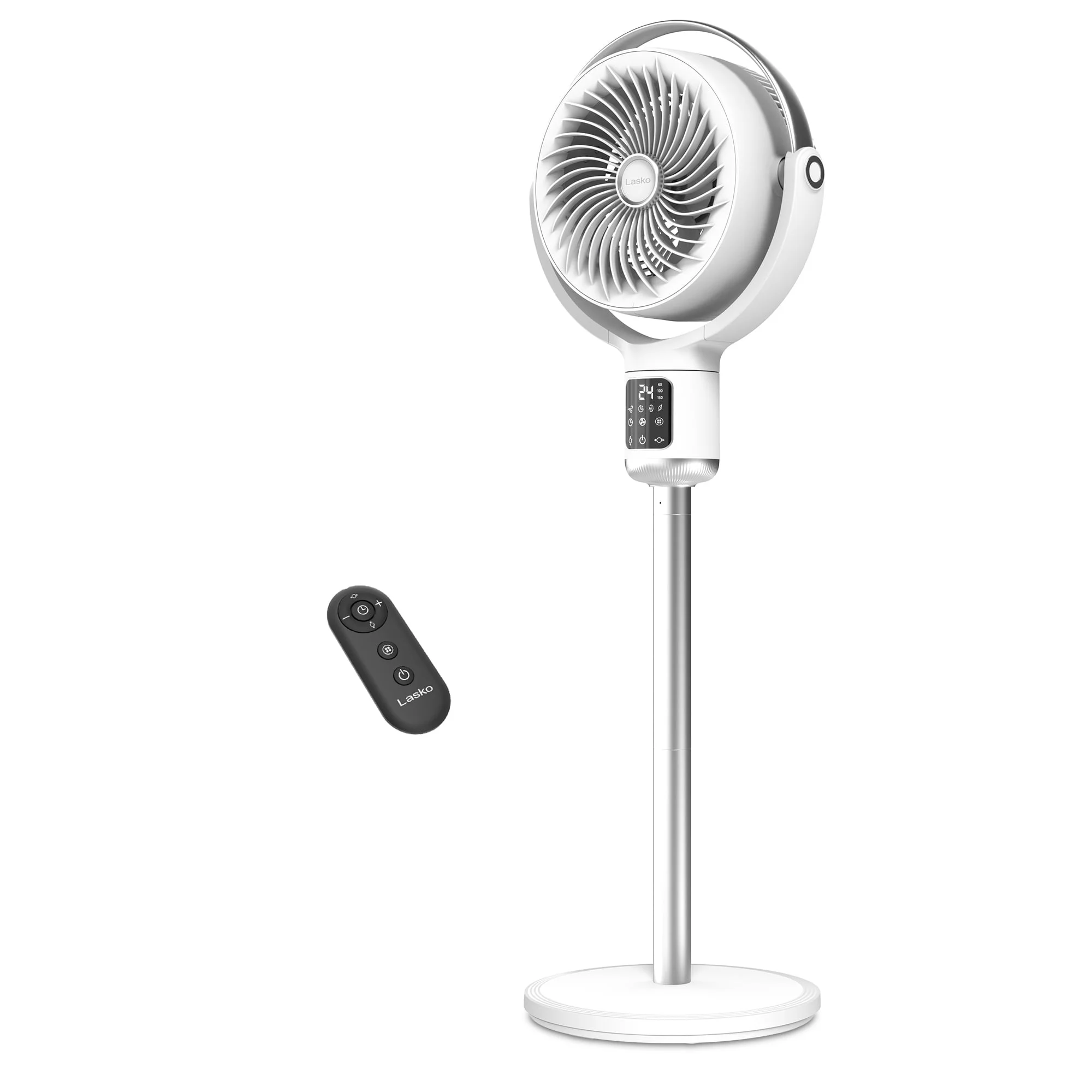 Lasko Whirlwind 7- 24-Speed Orbital Motion 25ft/s Airflow Remote Control Pedestal Fan, APDC301 - Image 20